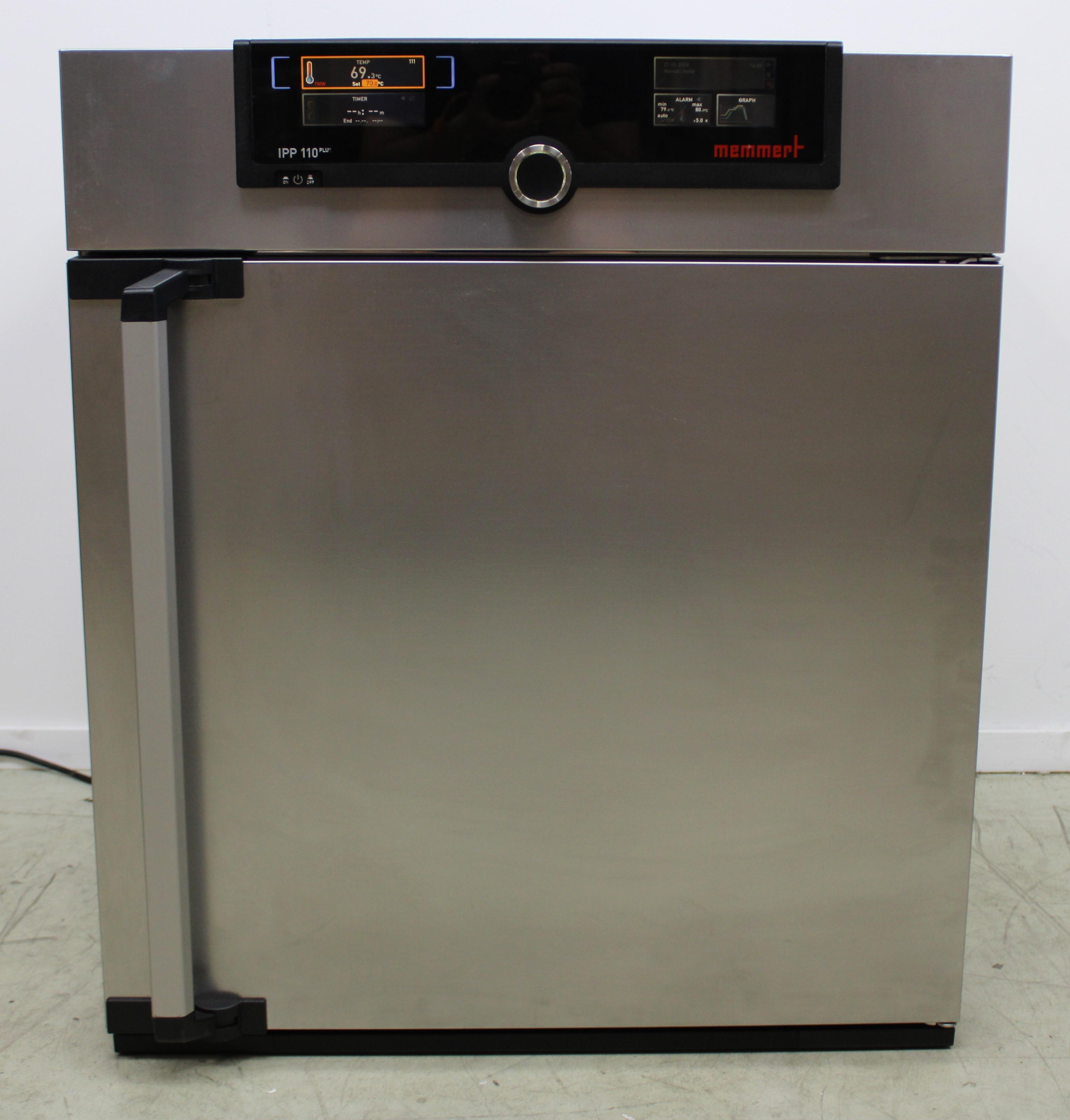 Memmert IPP110 Plus Incubator Refrigerated 0-70C 108L Digital Controls
