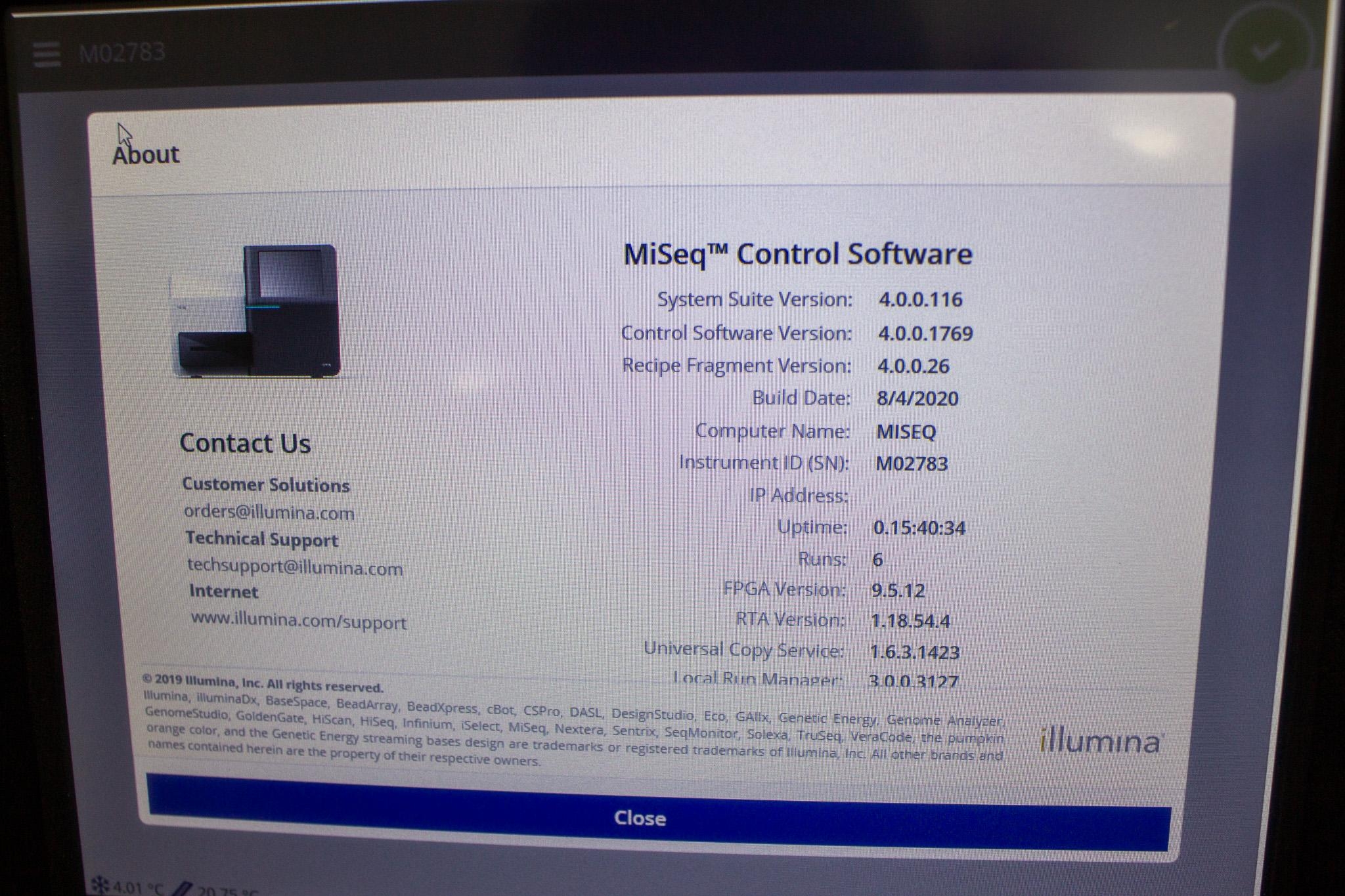 Illumina MiSeq DNA Sequencer Compact Benchtop Rapid Next-Gen Sequencing 2014