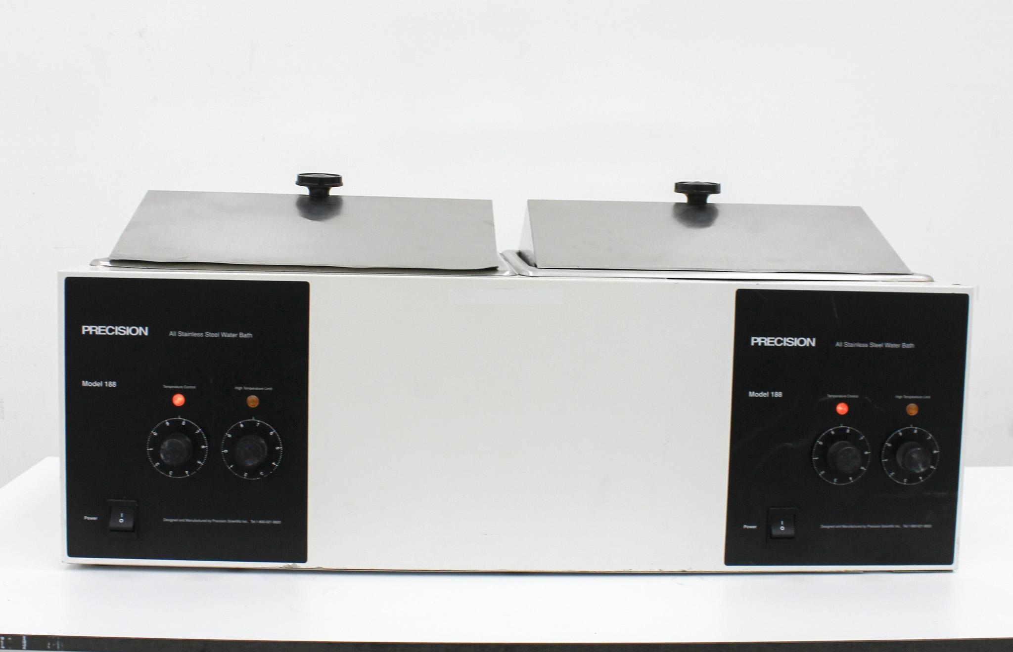 Precision Scientific Dual Heater Water Bath Cat: 66552 Dual Chamber, 12L