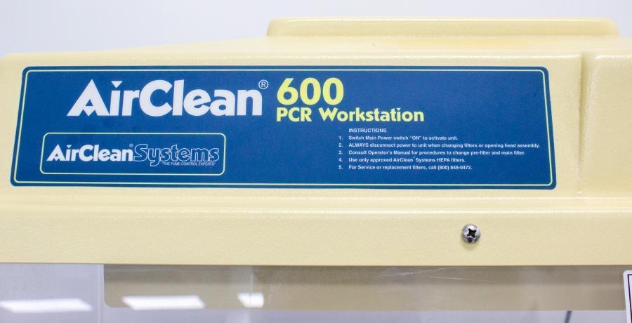 Airclean AC632DB PCR Workstation UV Light Fair Used Fully Assembled