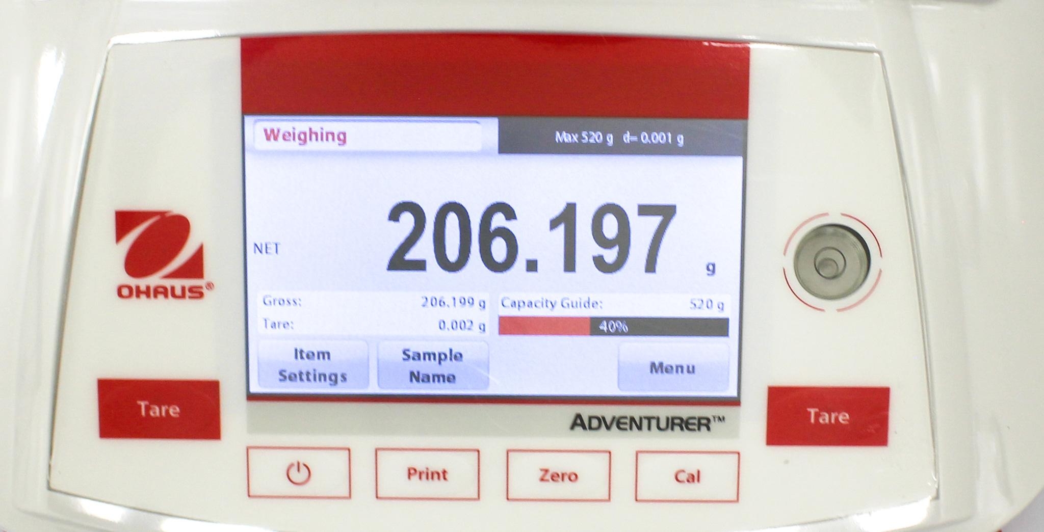 Ohaus AX523NE Analytical Balance Precision Lab Weighing 520g Capacity