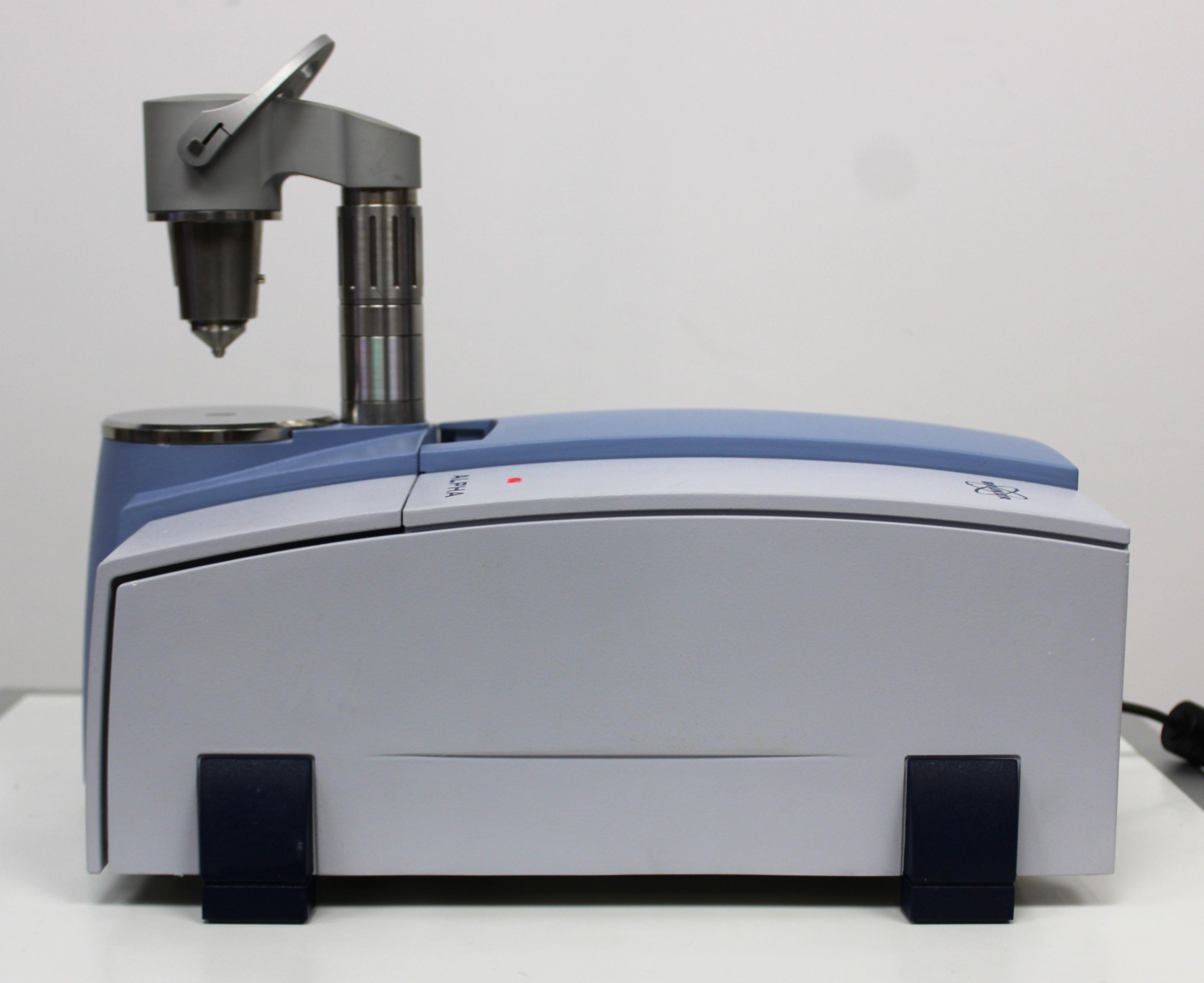 Bruker ALPHA I Spectrometer FT-IR Analysis QuickSnap Flexibility Used