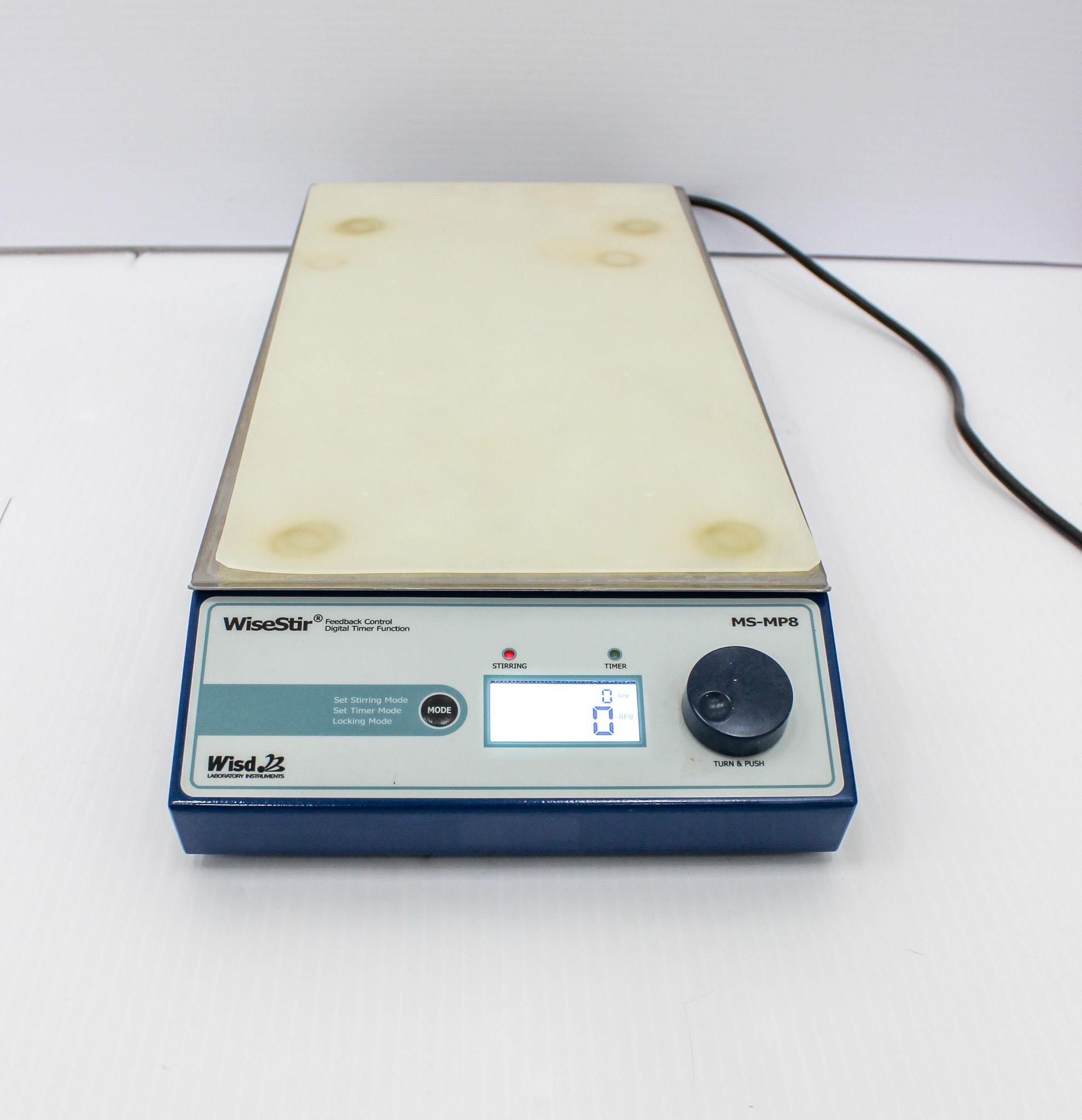 Wisd. Multi-Point Magnetic Stirrer MS-MP8, 8 Points, 1200 RPM, Used