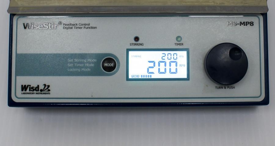 Wisd. Multi-Point Magnetic Stirrer MS-MP8, 8 Points, 1200 RPM, Used