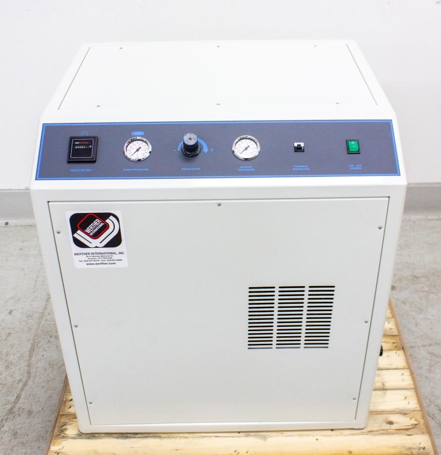 Werther 2/50/379D Oil-less Air Compressor Quiet 56dB Silencing Cabinet