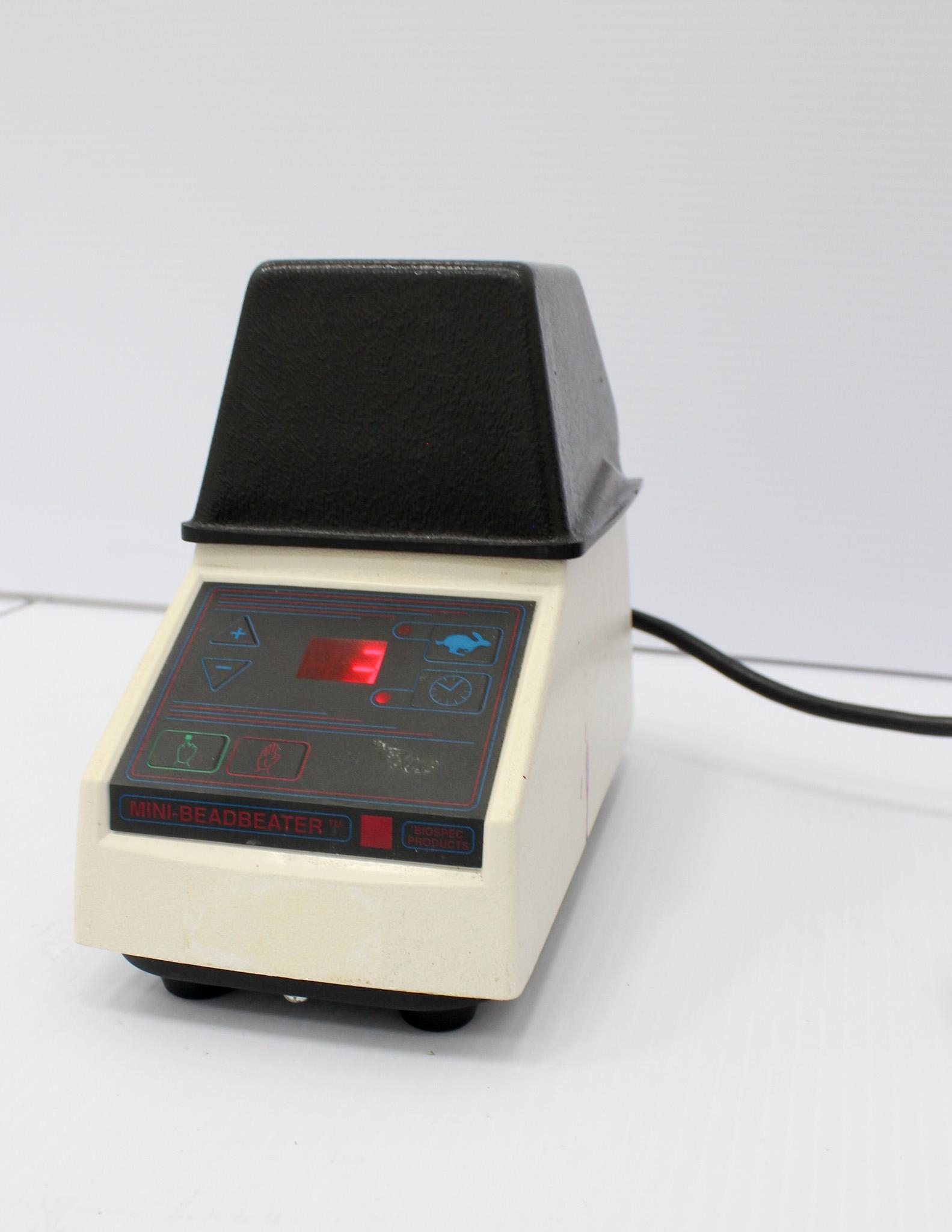 Biospec Mini Bead Beater Dental Mixer Homogenizer 3800-4800 RPM 120V Used