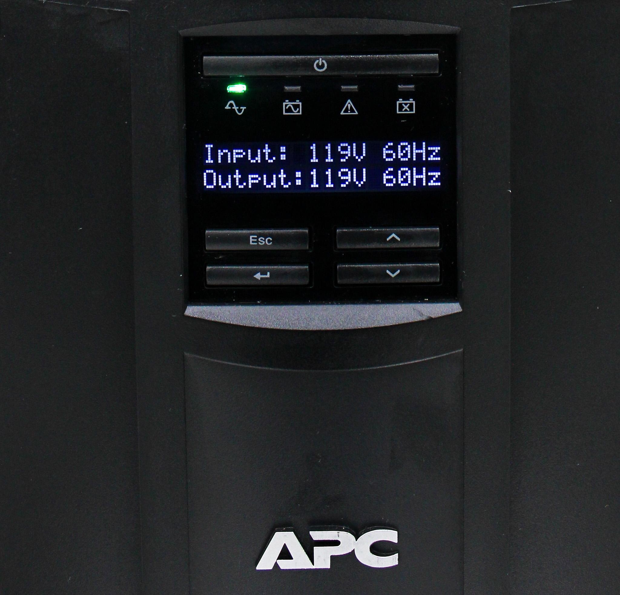 APC SMT1000C Smart UPS Power Supply - 1000VA, LCD, 120V, Efficient