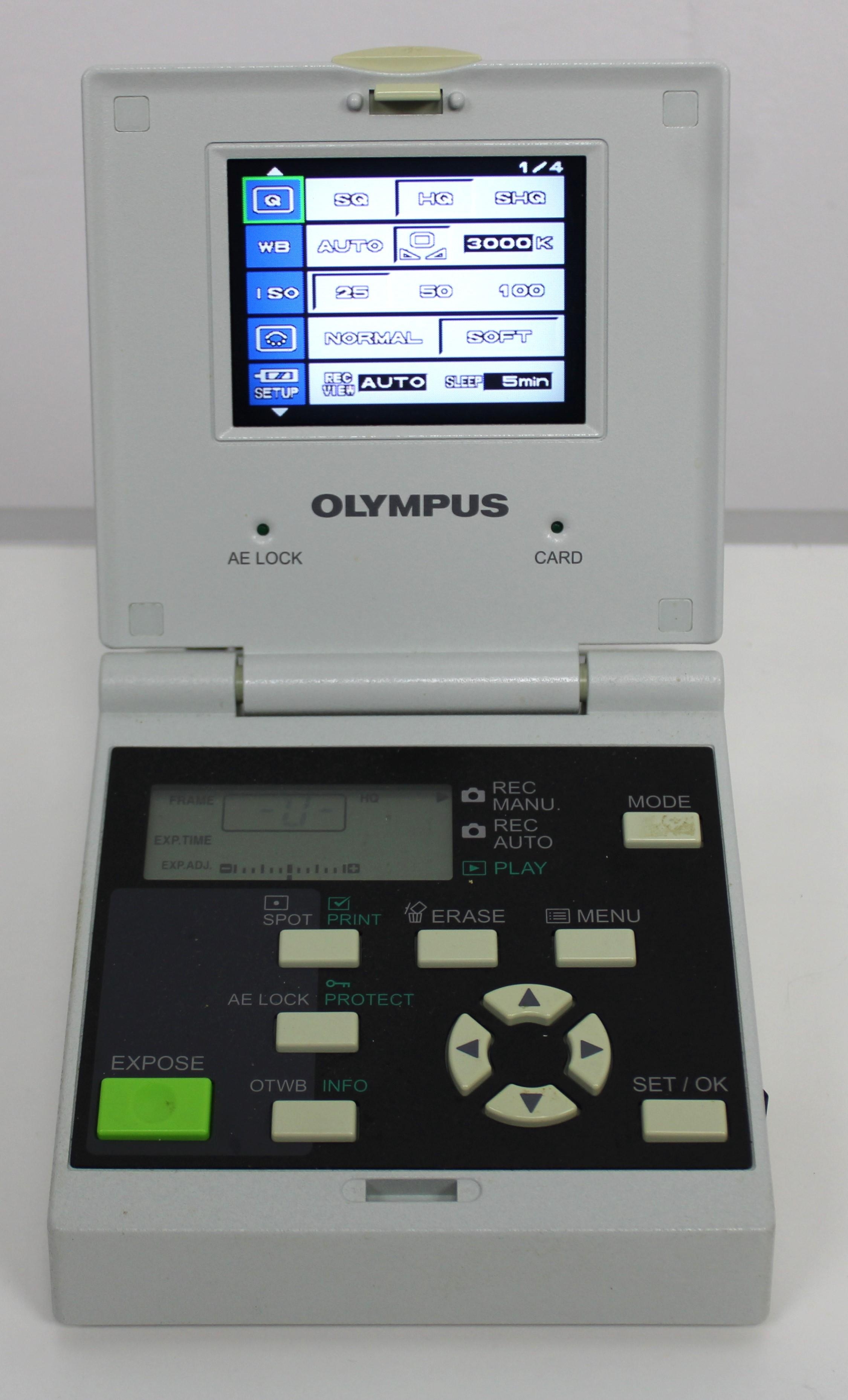 Olympus BX50F4 Microscope Imager 10x/0.25 4x/0.10 Lenses Halogen DP-12 Camera