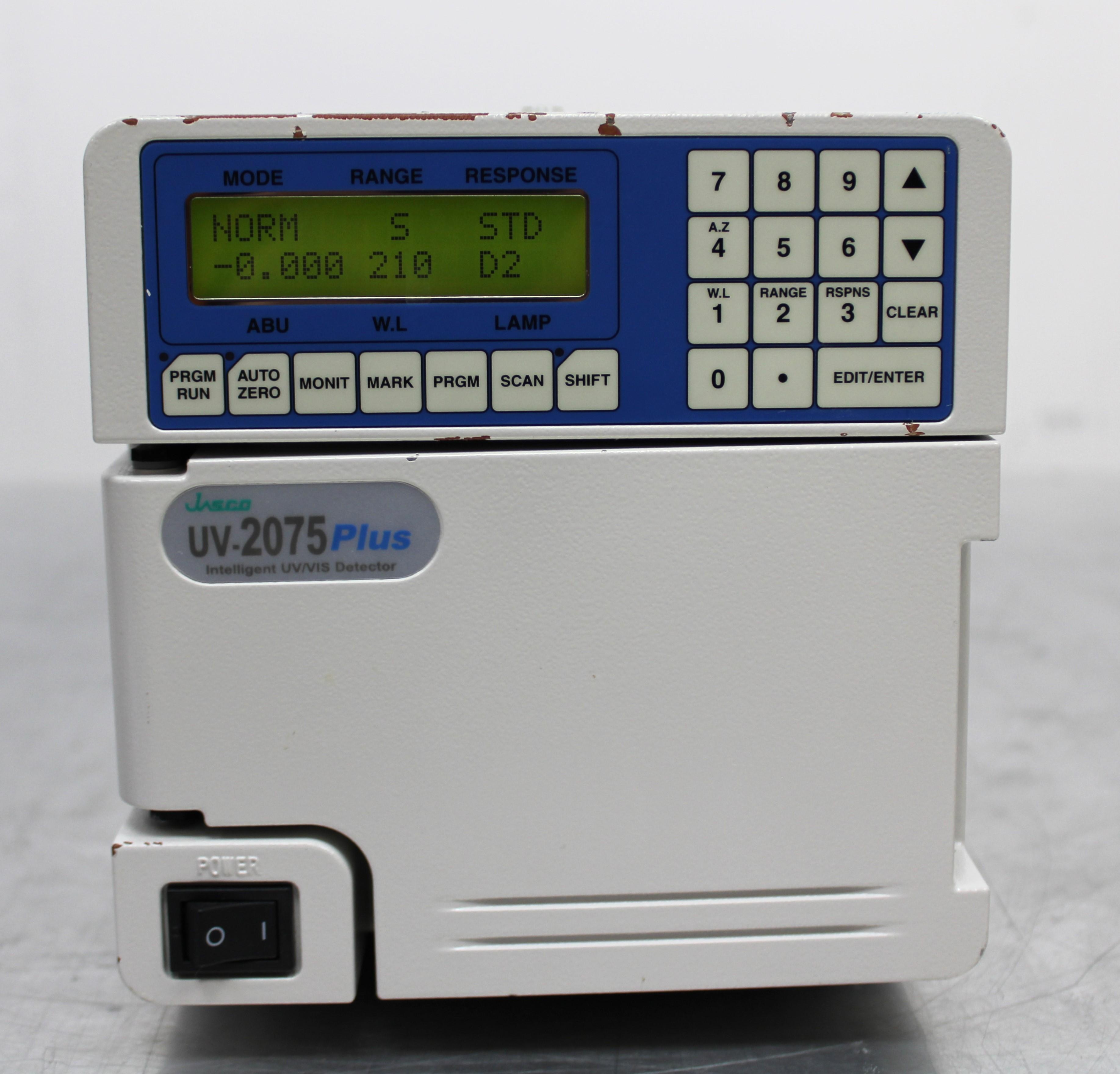 Jasco UV-2075 Plus Detector Spectrometer UV-Vis Dual Beam Tech Japan