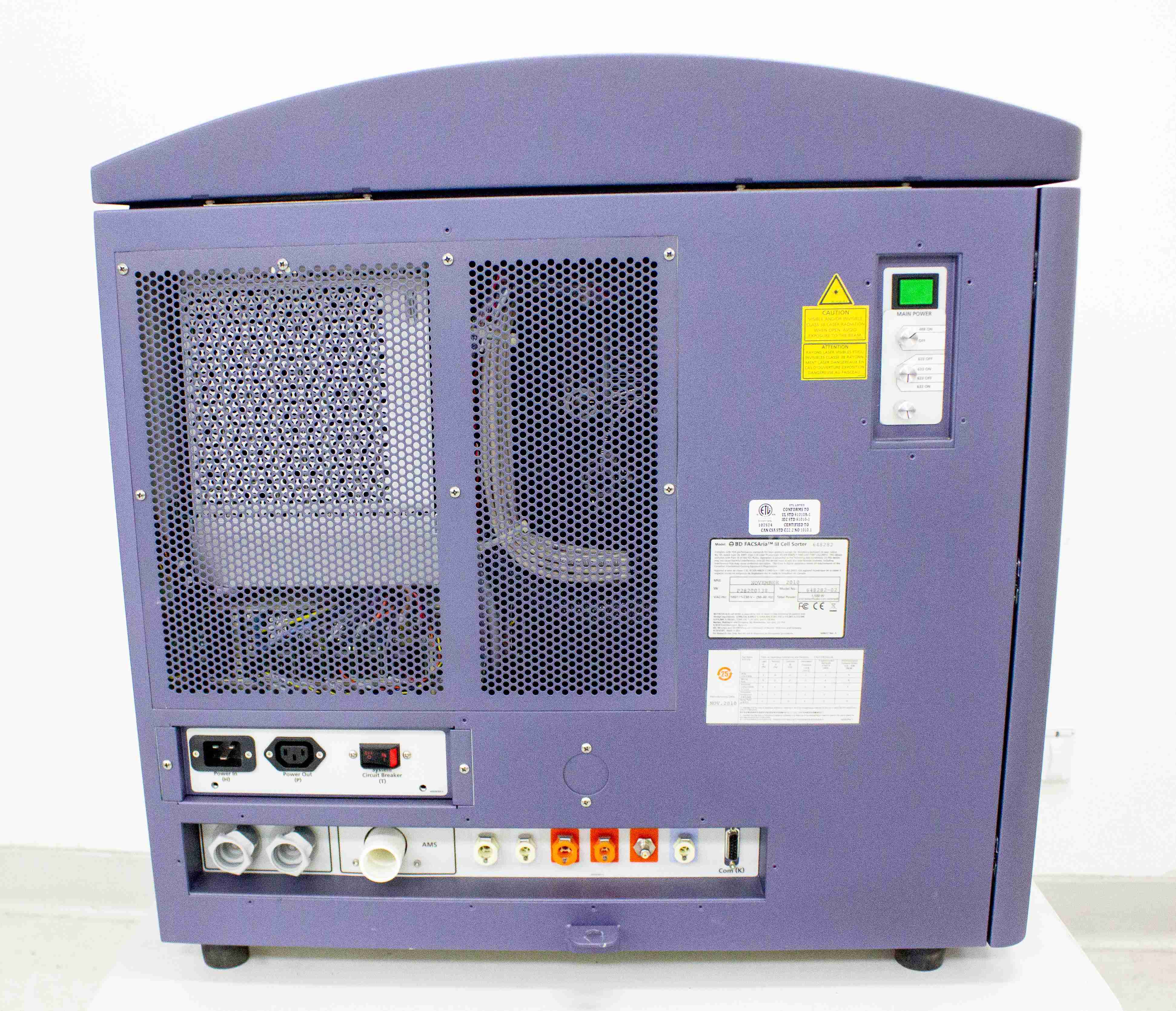 BD FACSAria III Cell Sorter Flow Cytometry Used Complete Unit Installed