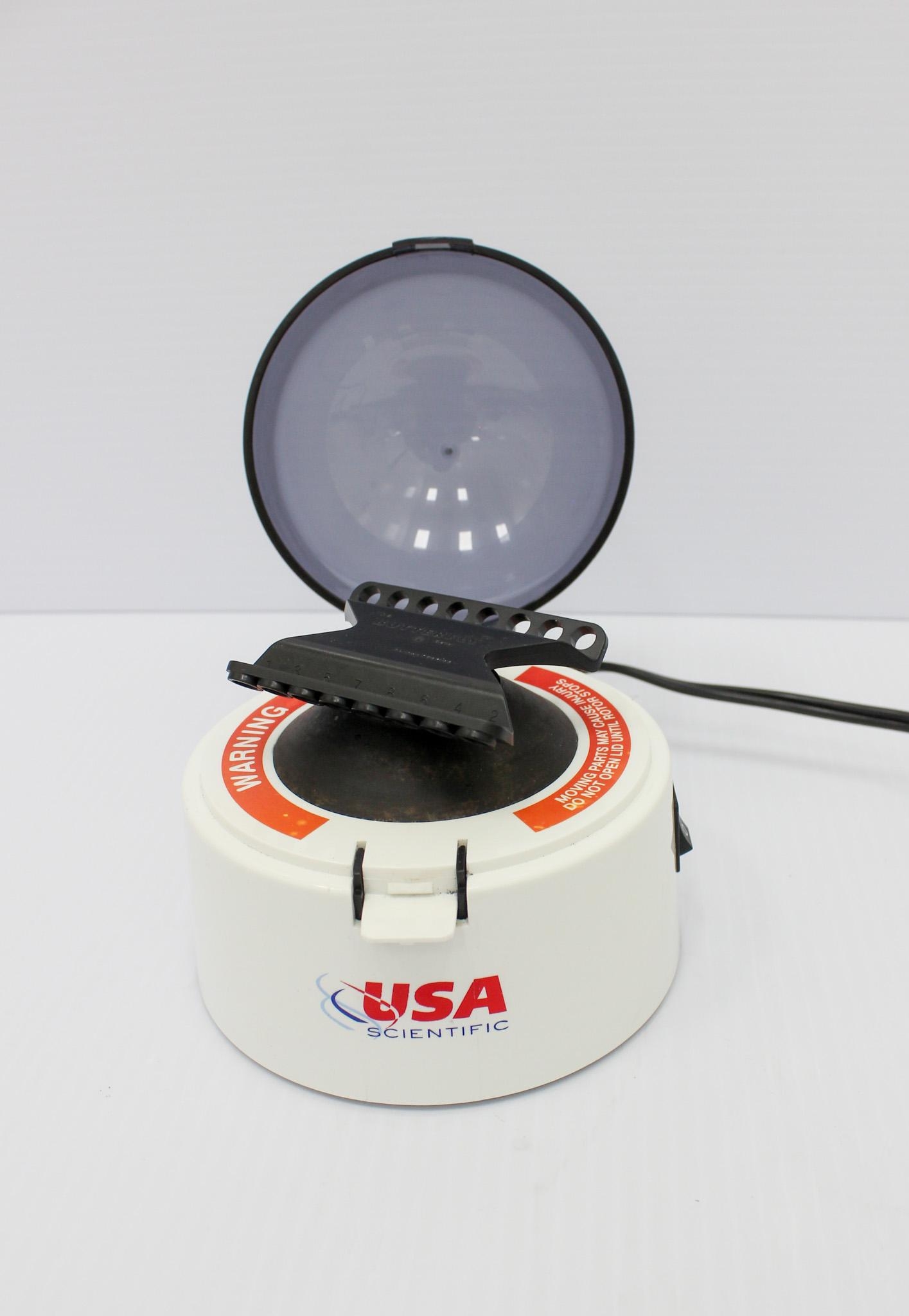 USA Scientific IR Dual Rotor Microcentrifuge 6000 RPM 110V 60Hz Used