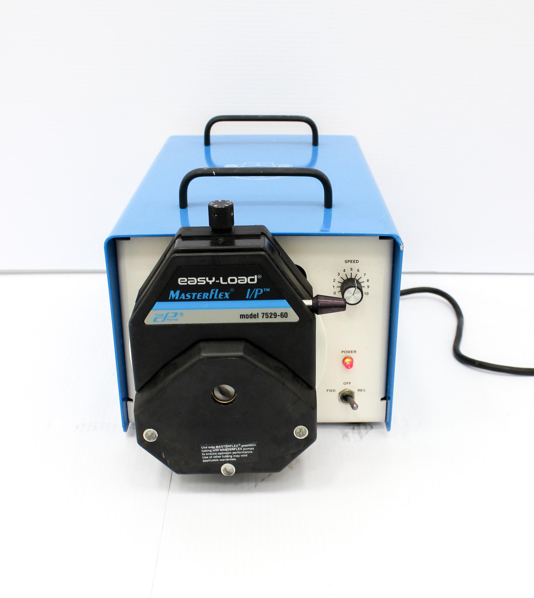 MasterFlex 7529-60 Peristaltic Pump with Easy Load 17,000 mL/min Flow