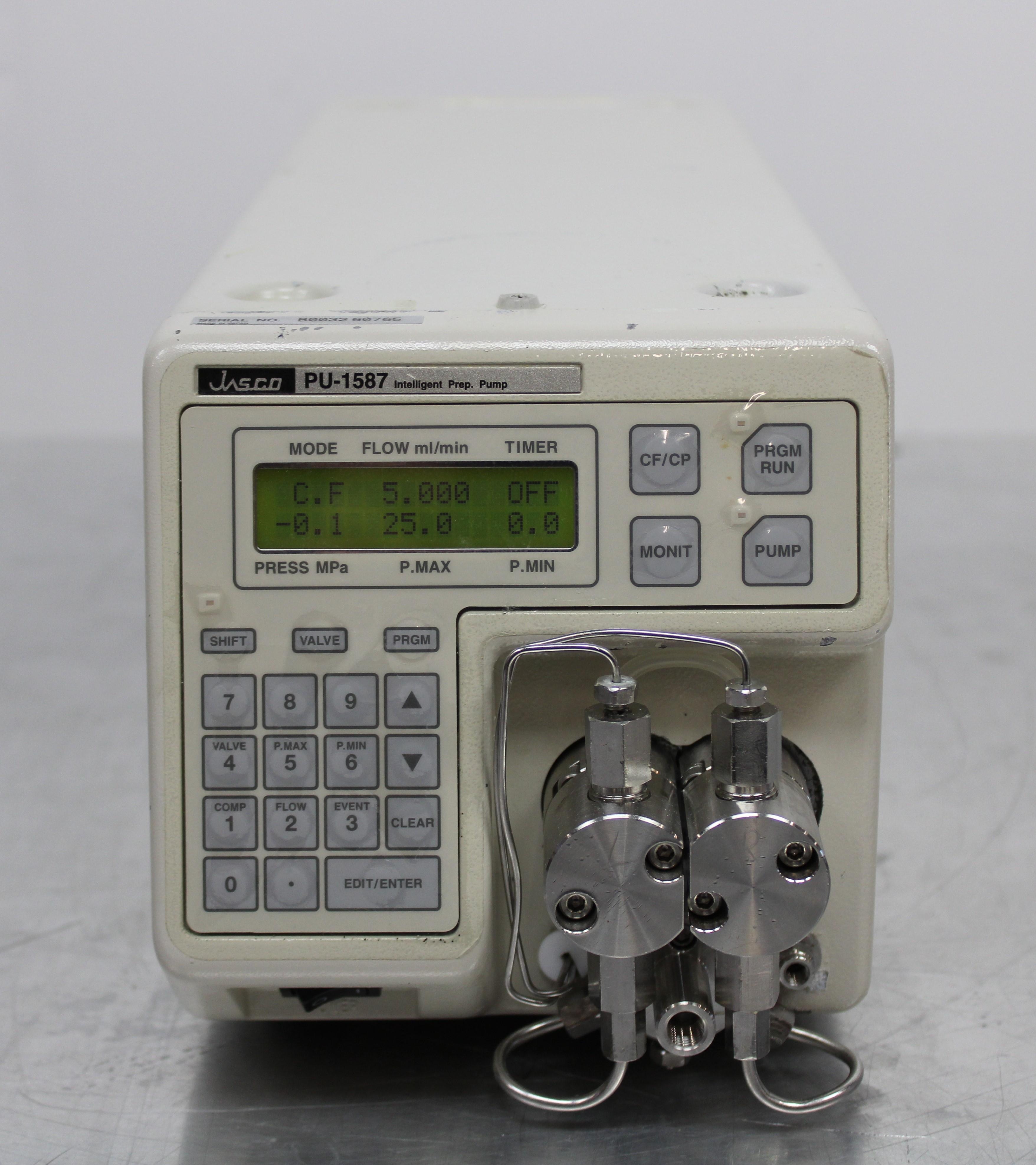 Jasco PU-1587 Intelligent Prep Pump Liquid Handling System 240V Used
