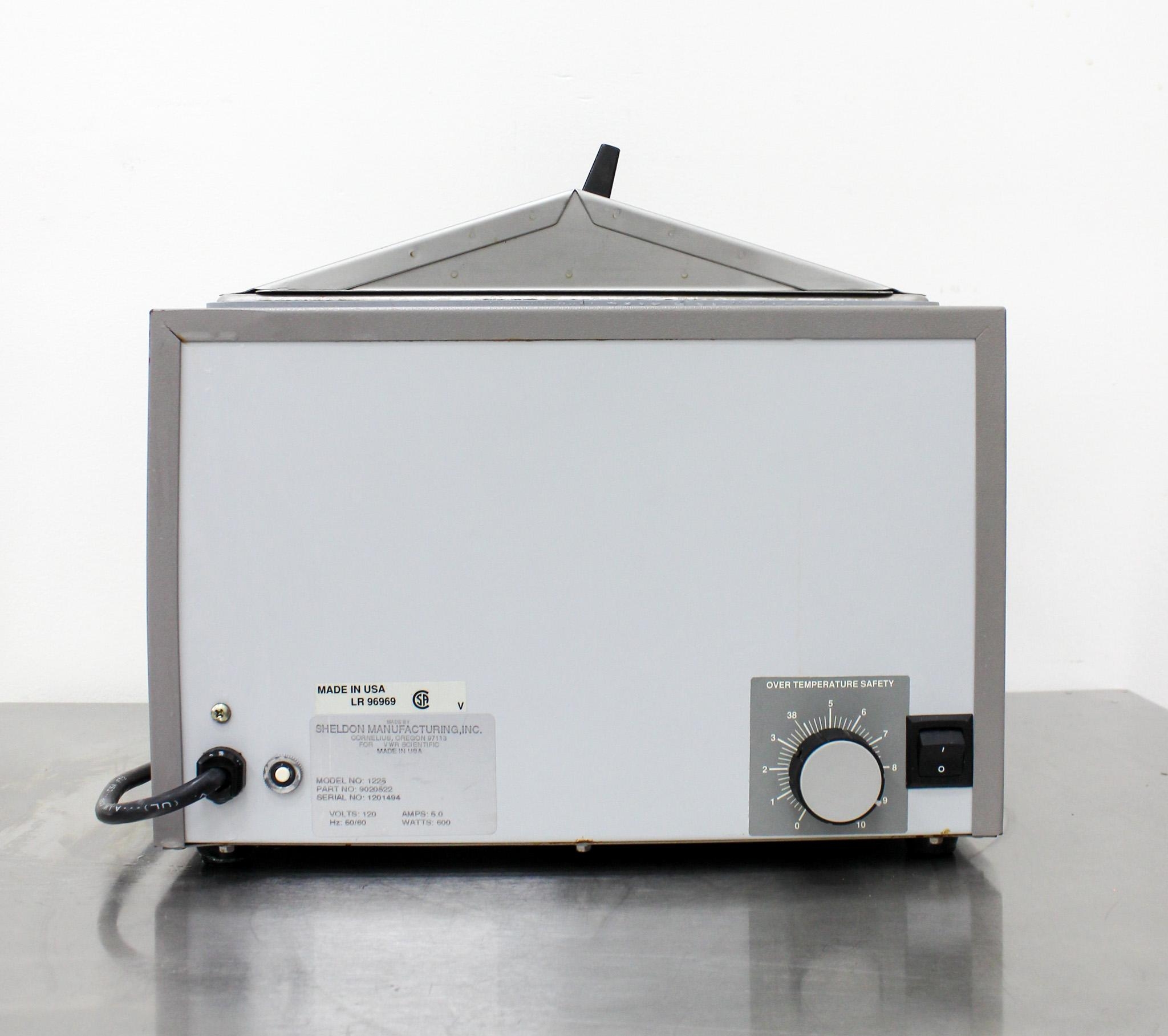 VWR Model 1225 Water Bath 6L 100C Digital, Safety Features, Used