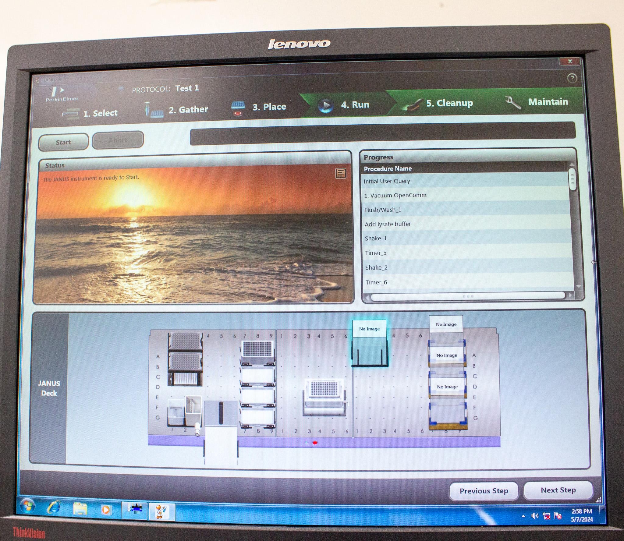Perkin Elmer AJL8001 Liquid Handler Varispan 8-Tip Computer/Software Installed