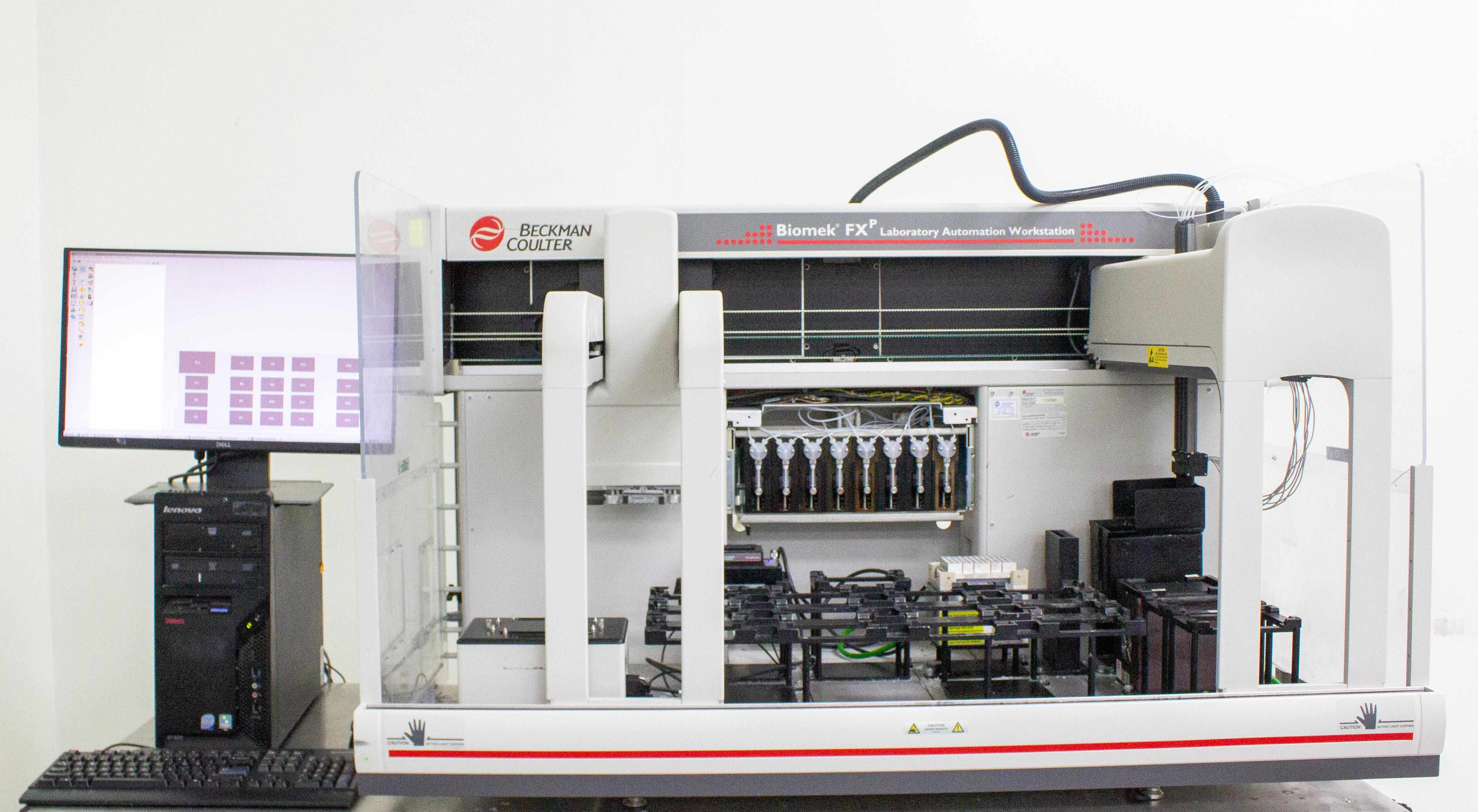 Beckman Biomek FXP Liquid Handler System DNA RNA Automated 120V/220V