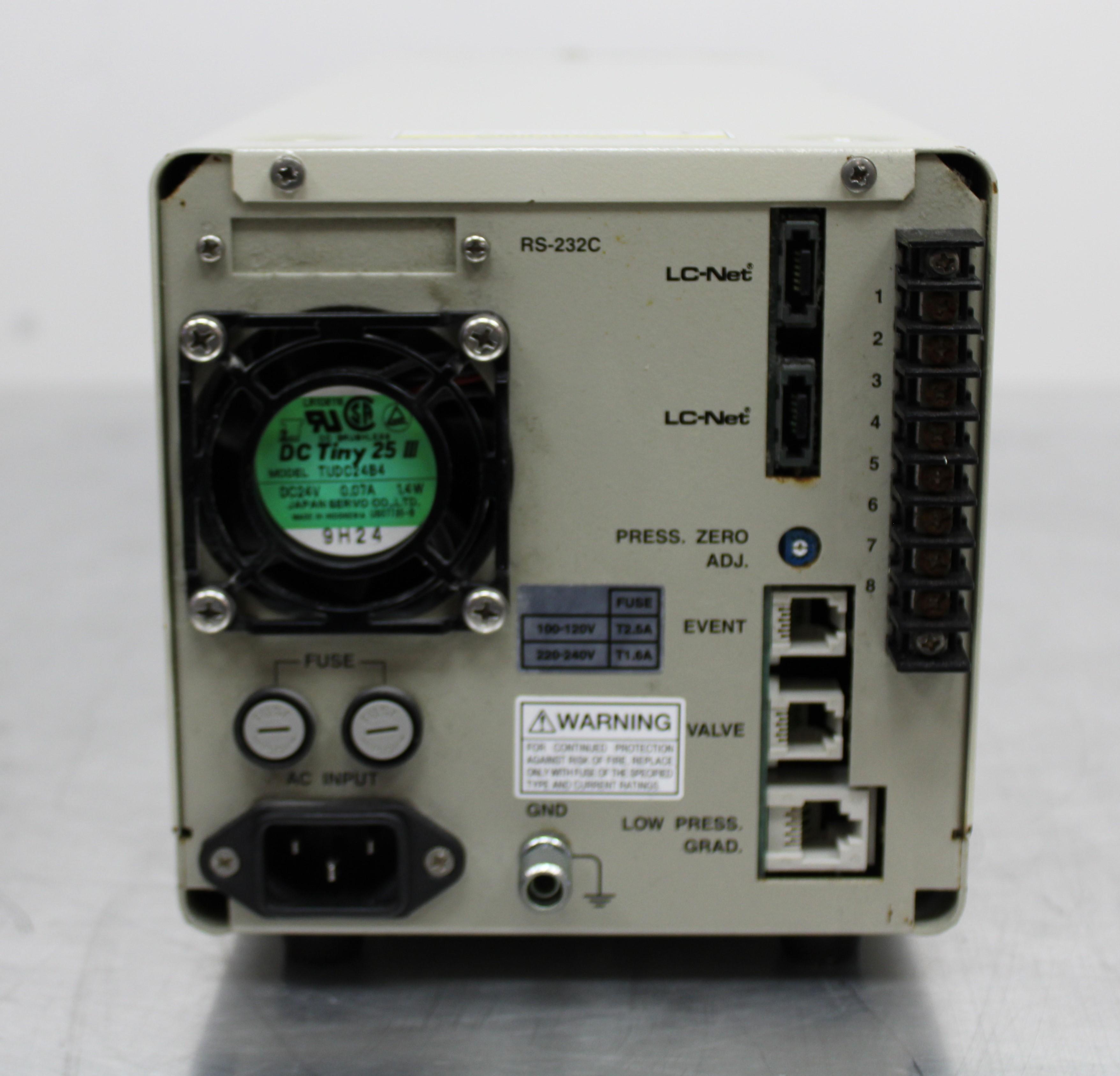 Jasco PU-1587 Intelligent Prep Pump Liquid Handling System 240V Used