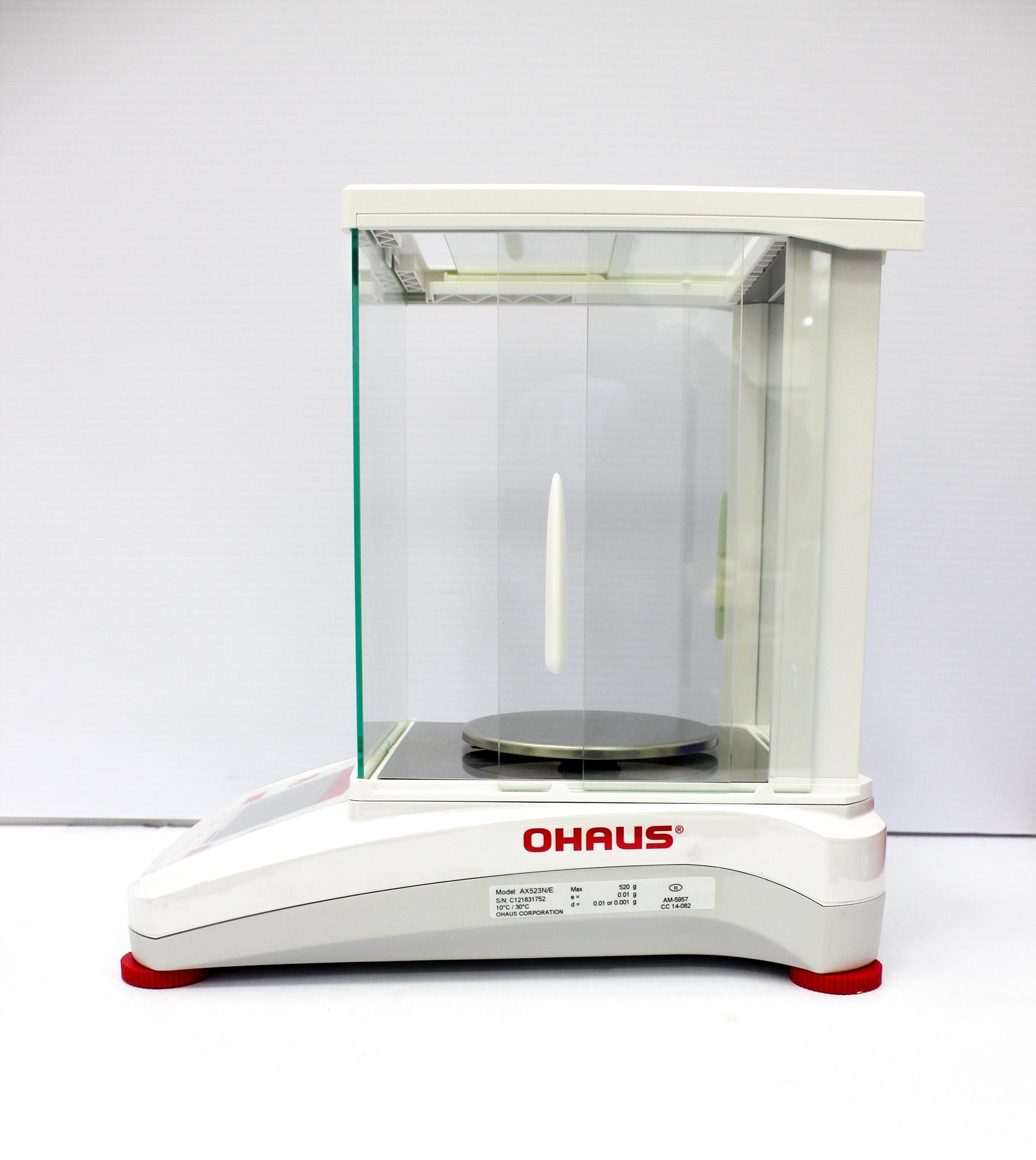 Ohaus AX523NE Analytical Balance Precision Lab Weighing 520g Capacity