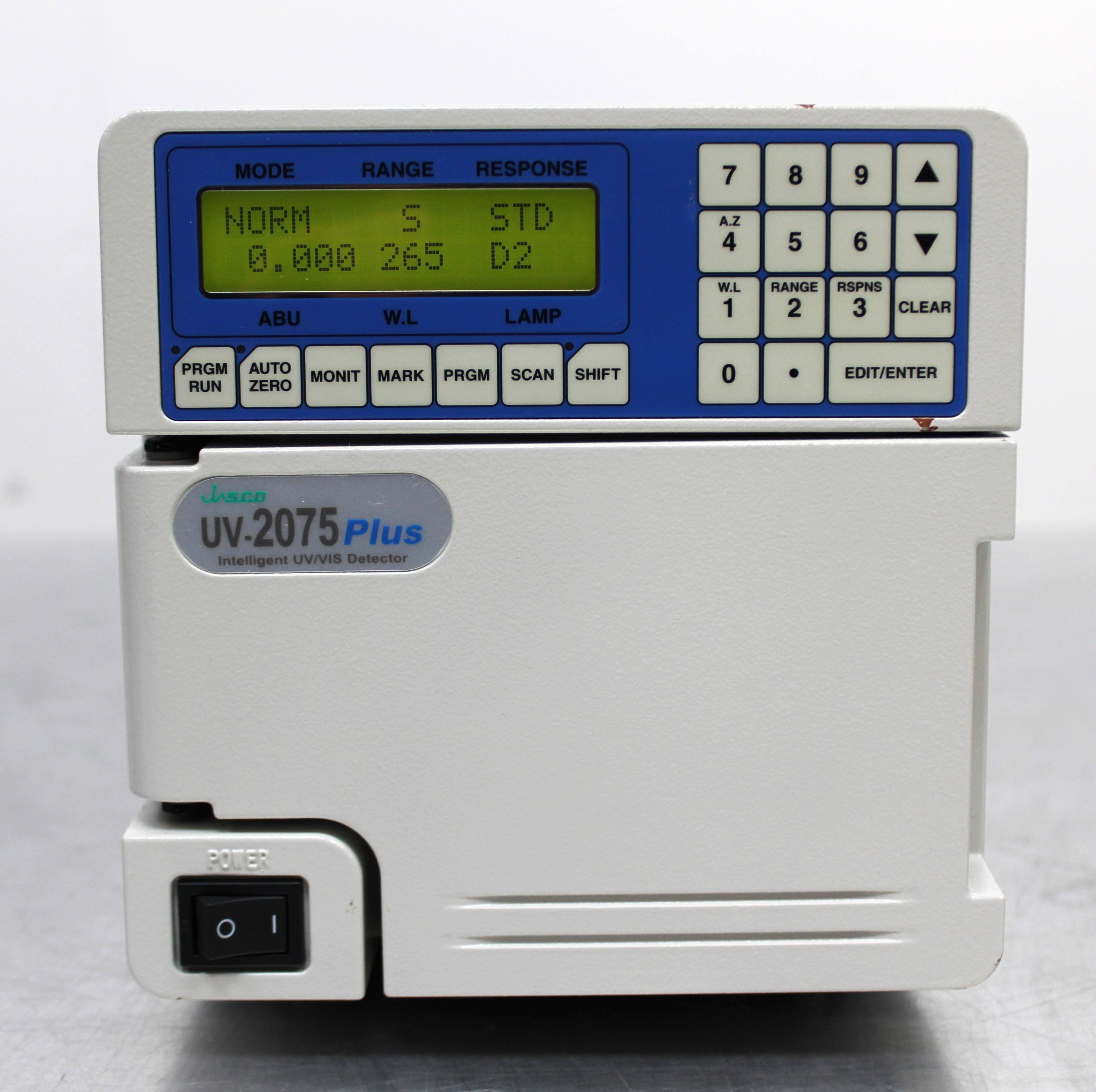 Jasco UV-2075 Plus Analytical Detector UV Vis Dual Beam Intelligent In Use