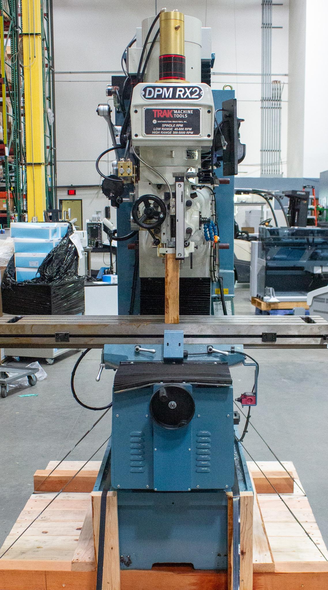 TRAK DPM RX2 Milling Machine with CNC R8 Spindle 3 HP Motor Used