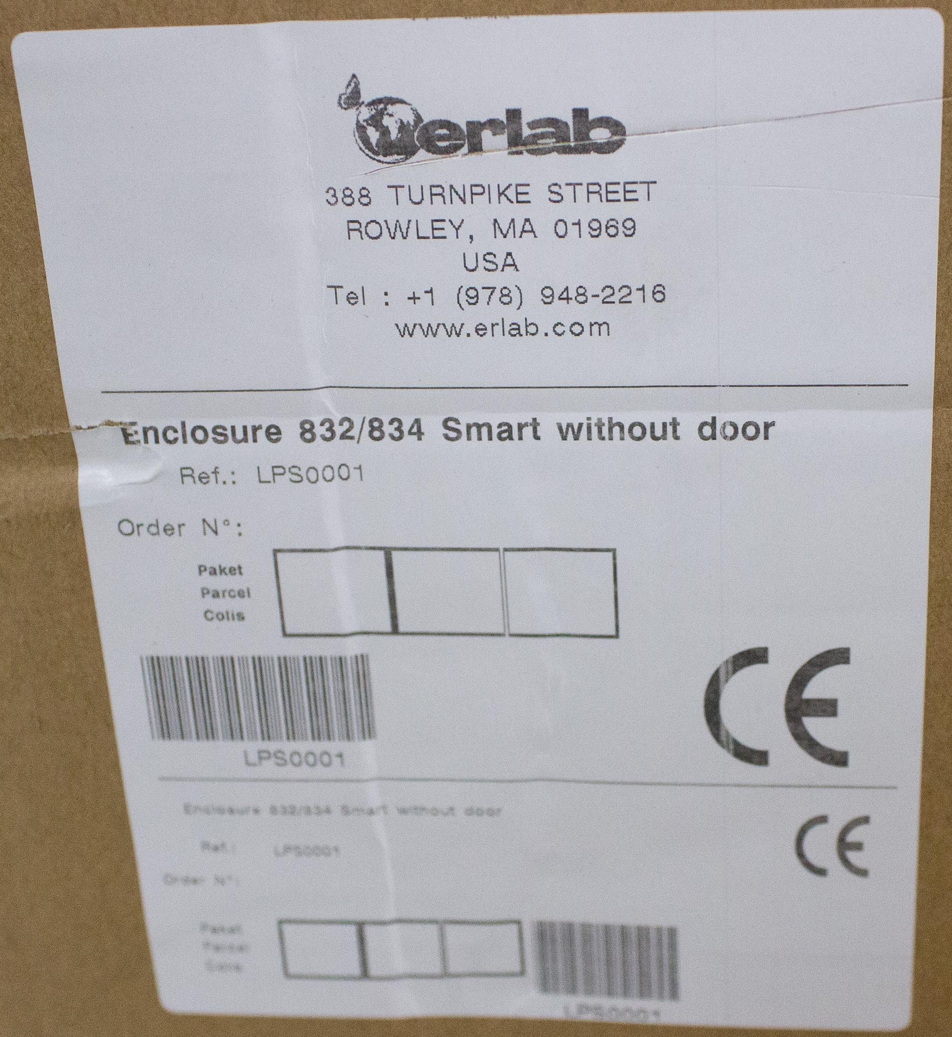 erlab 832 Filtering Chemical Storage Cabinet w/ Shelves & Filter Enclosure