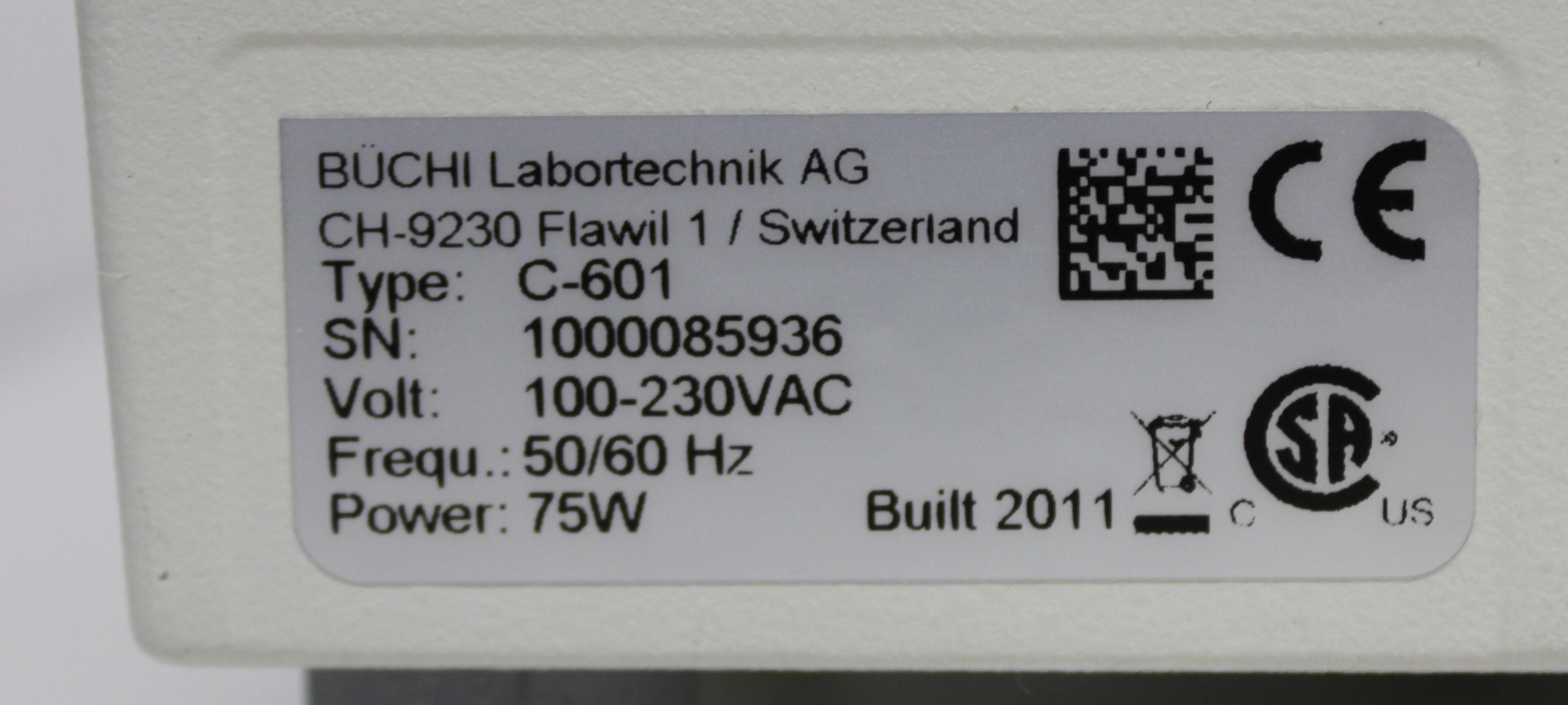 BUCHI C-601 Pump HPLC Chromatography System with 250ml/min Flow Rate