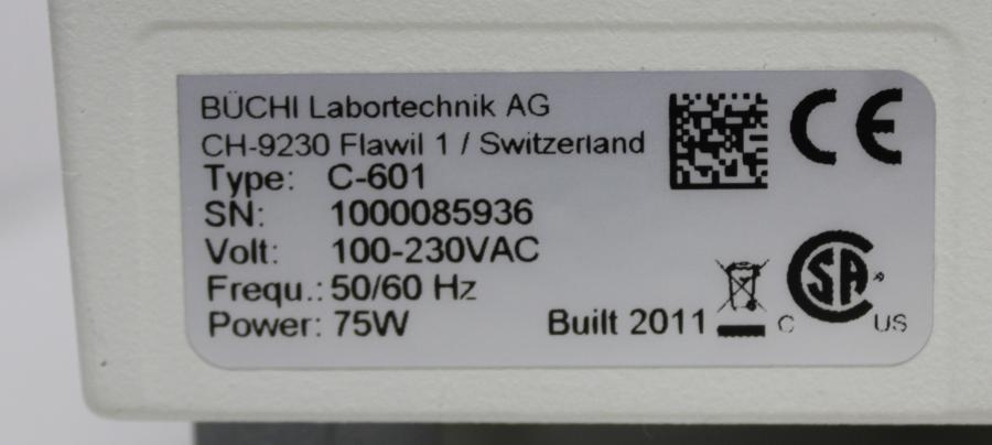 BUCHI C-601 Pump HPLC Chromatography System with 250ml/min Flow Rate