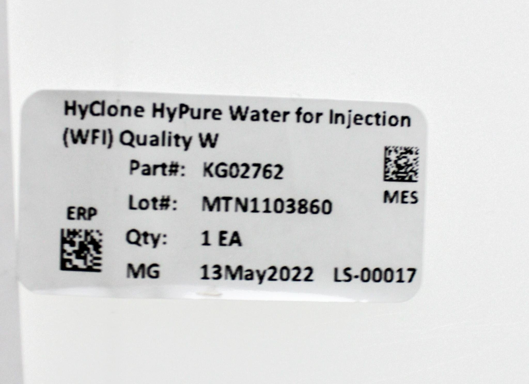 Cytiva SH30221.28 200L WFI Quality Water Storage Container, Turnkey Ready