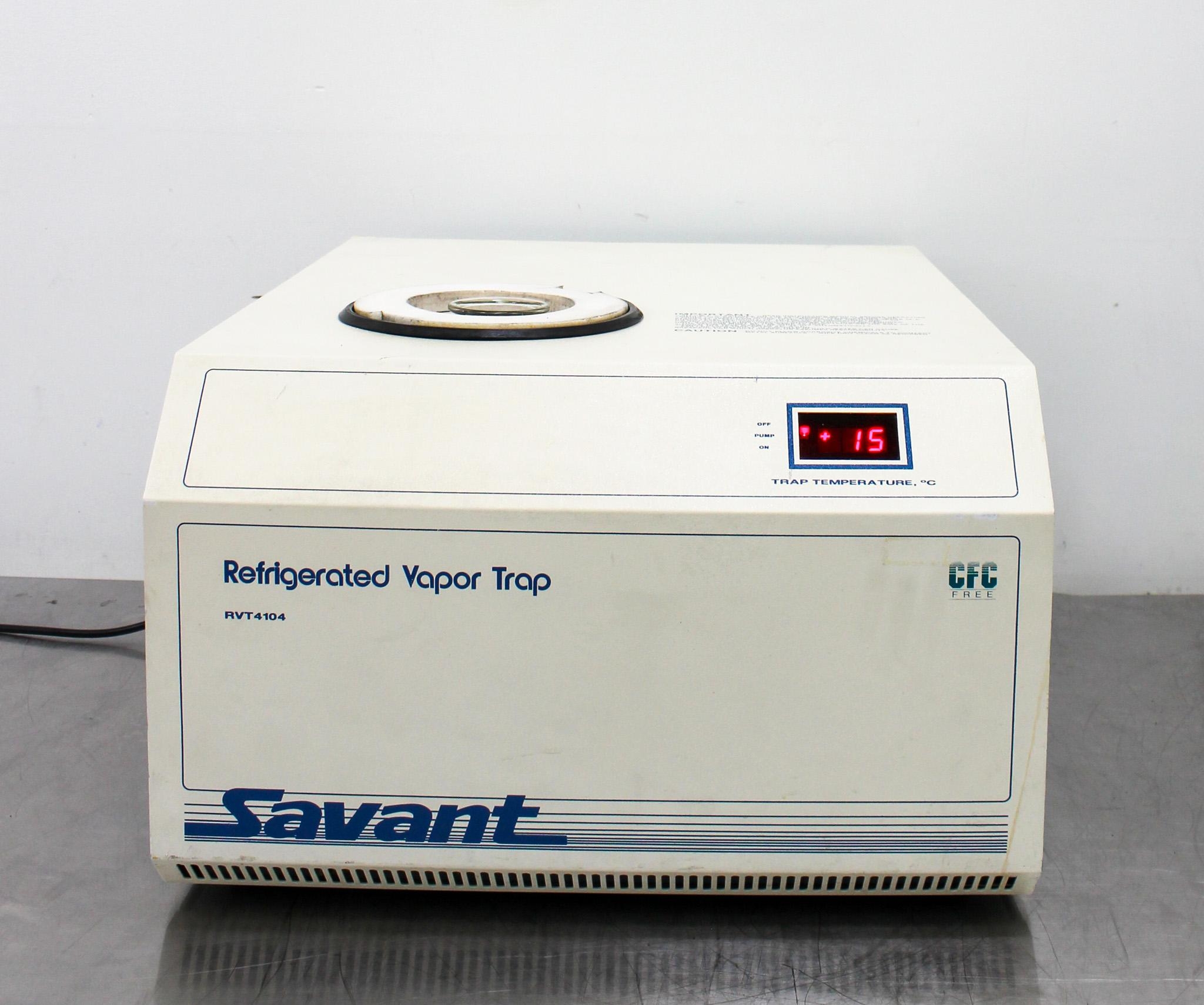 Savant Refrigerated Vapor Trap RVT4104 Vapor Trap -104C 4L Capacity
