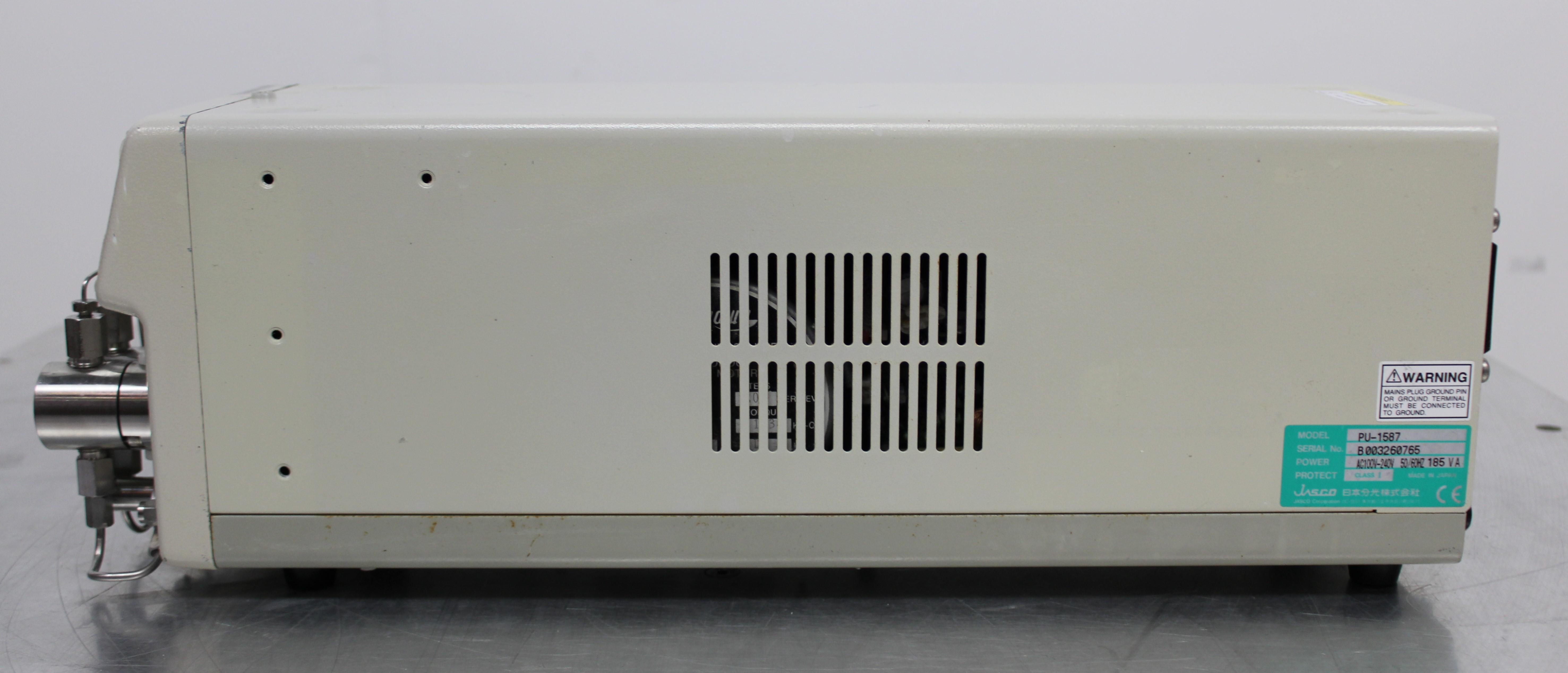Jasco PU-1587 Intelligent Prep Pump Liquid Handling System 240V Used