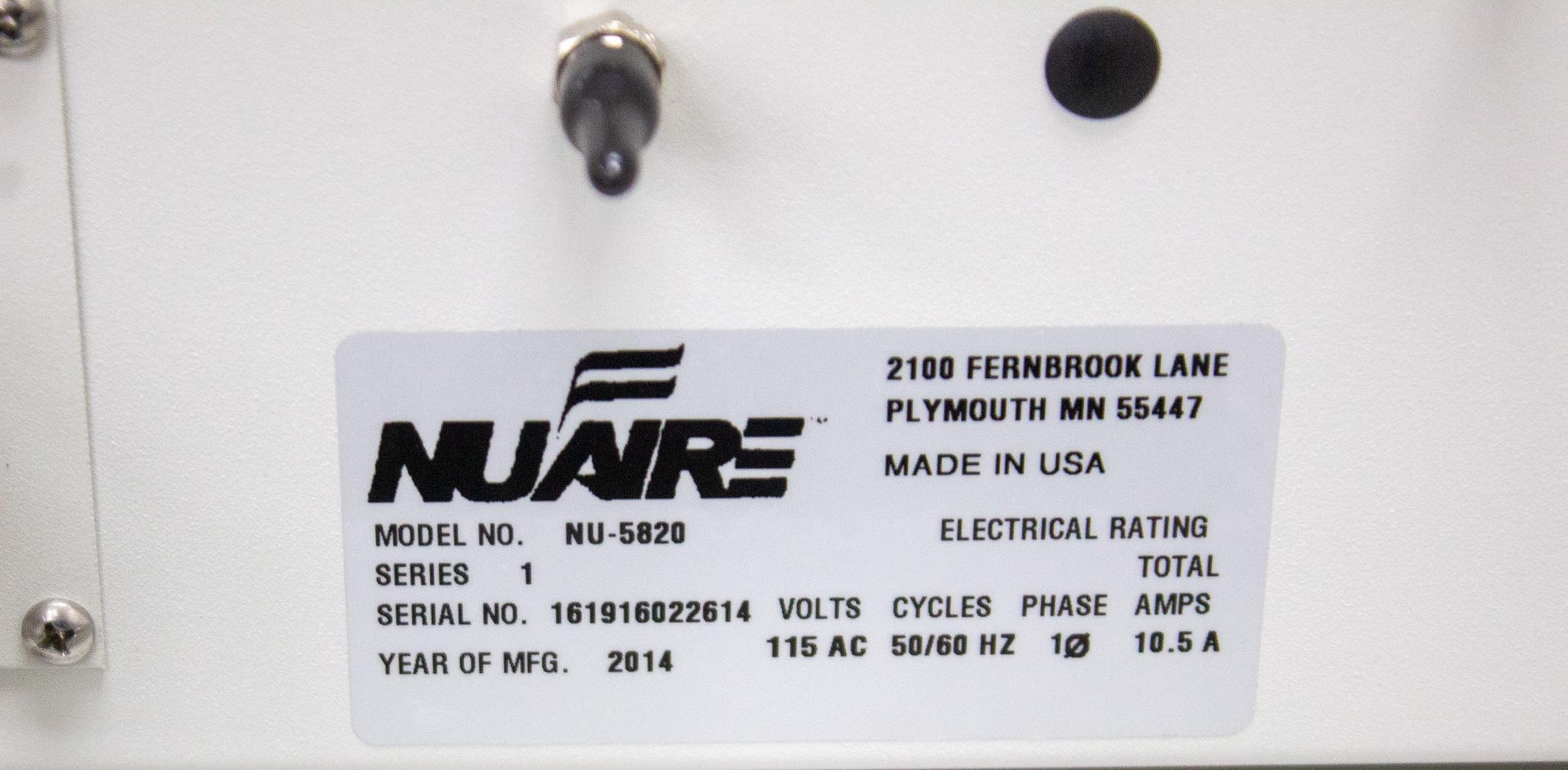 NuAire NU-5820 CO2 Incubator 200L RH Control Direct Heat Used 5C to 55C