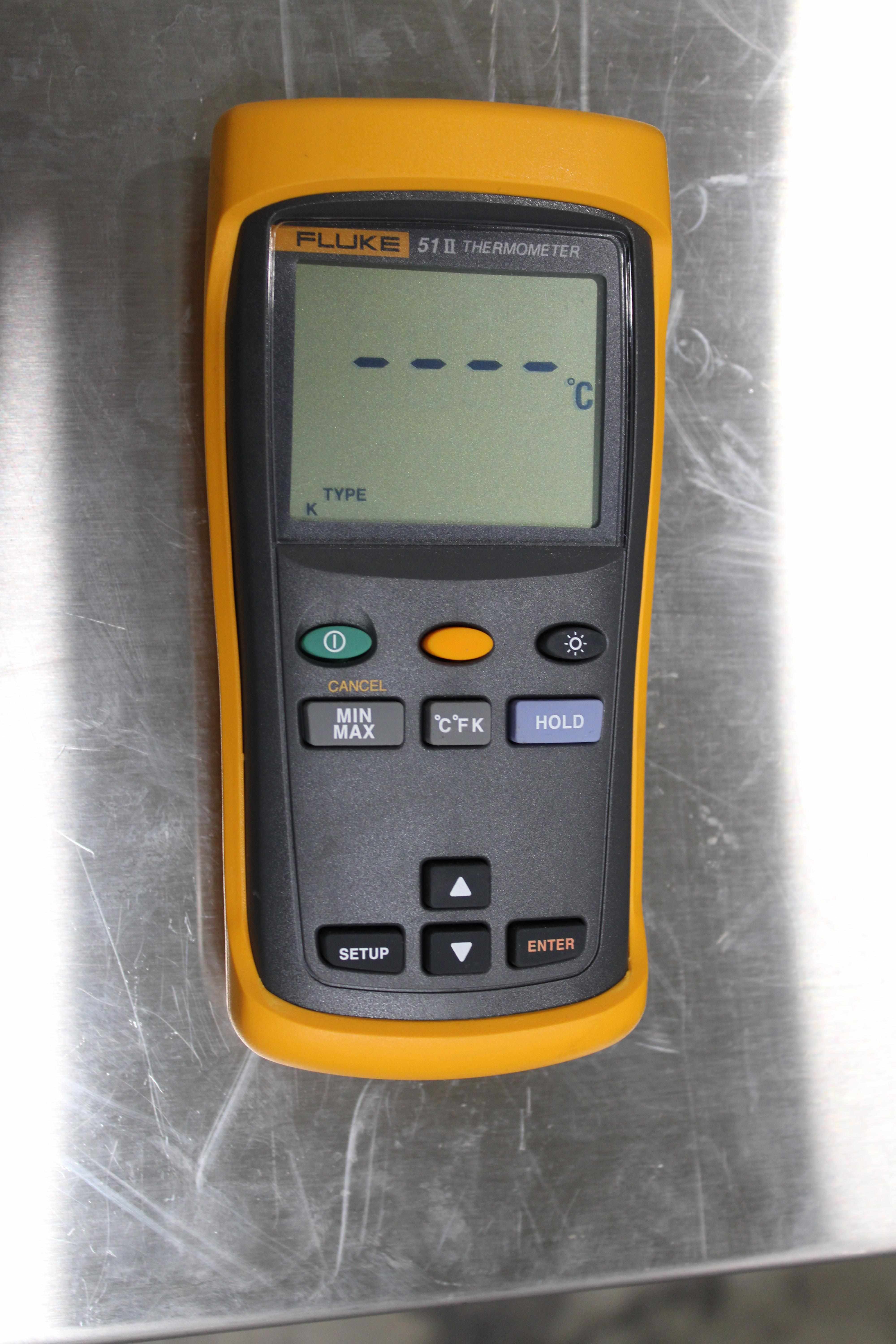 Fluke 51 II Digital Thermometer Lab Calibration HVAC Used China