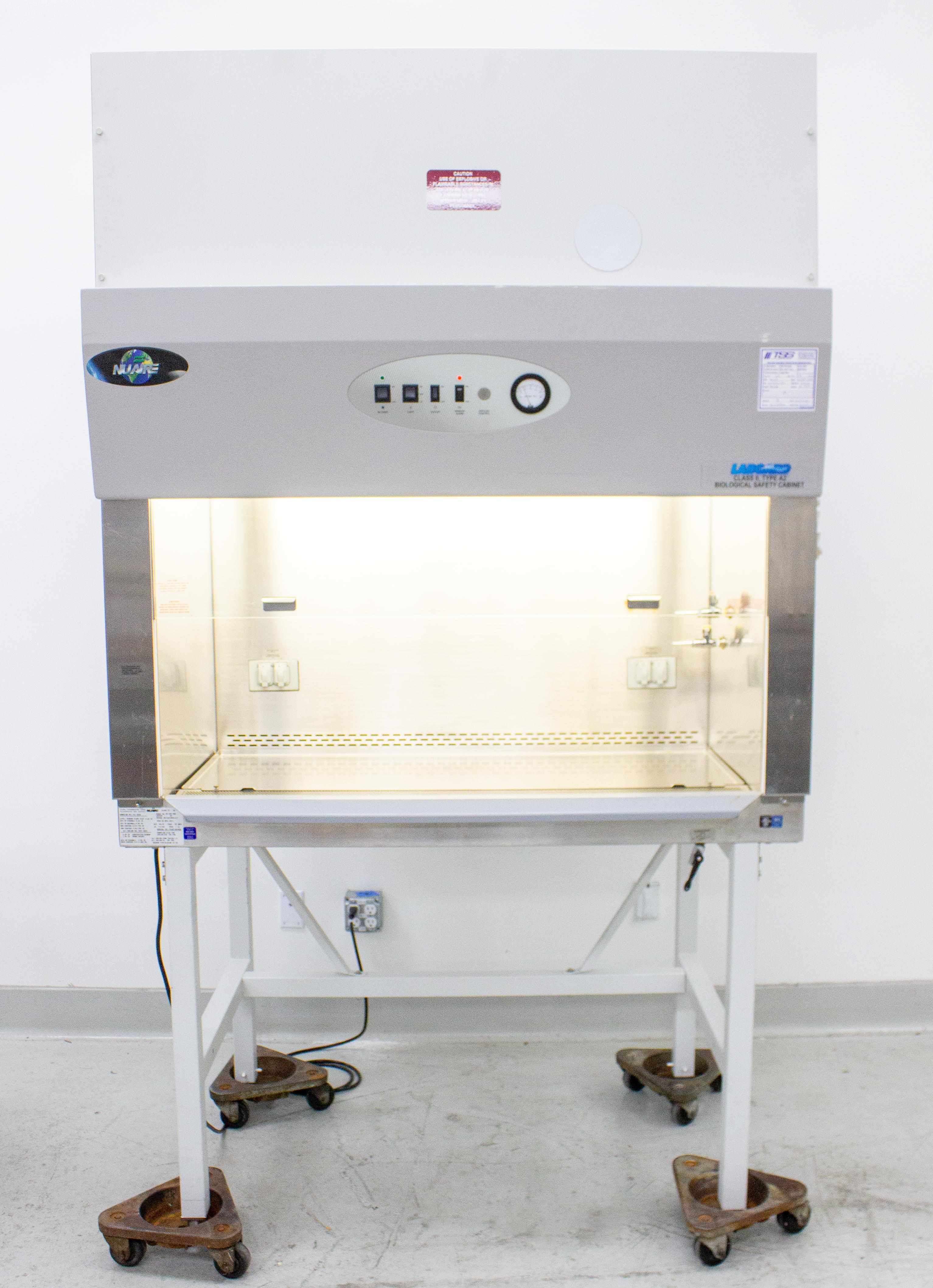 NuAire NU-425-400 Bio Safety Cabinet Ergonomic Design Type A2 Used