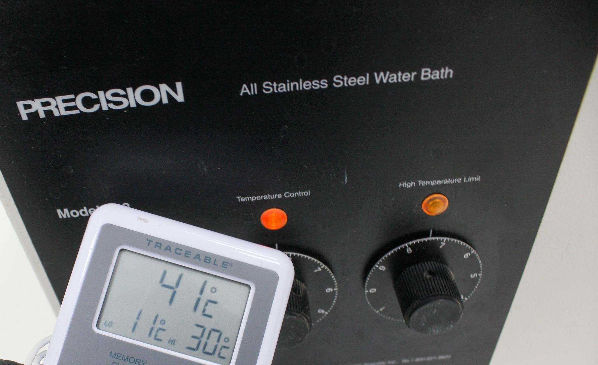 Precision Scientific Dual Heater Water Bath Cat: 66552 Dual Chamber, 12L