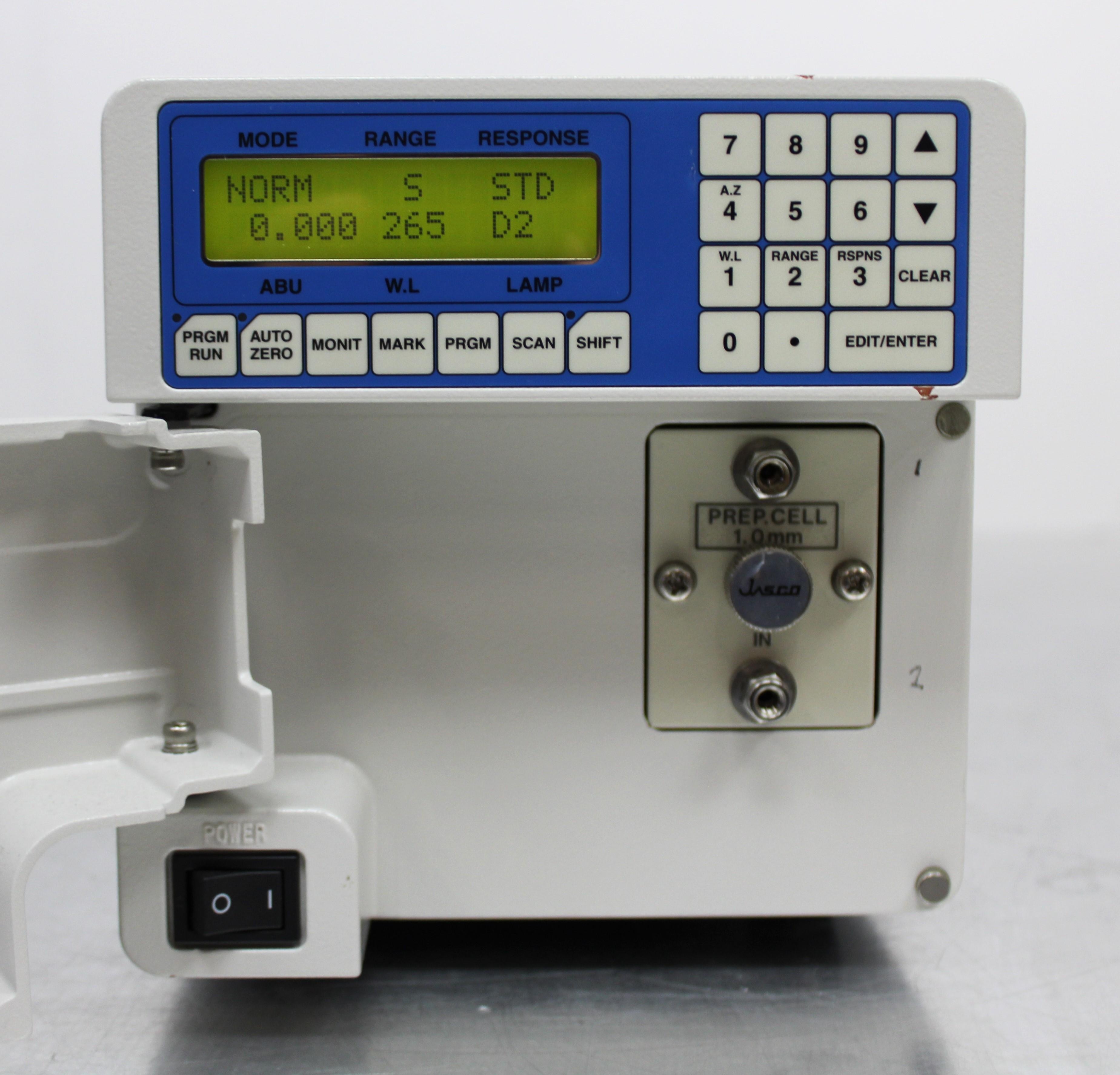 Jasco UV-2075 Plus Analytical Detector UV Vis Dual Beam Intelligent In Use