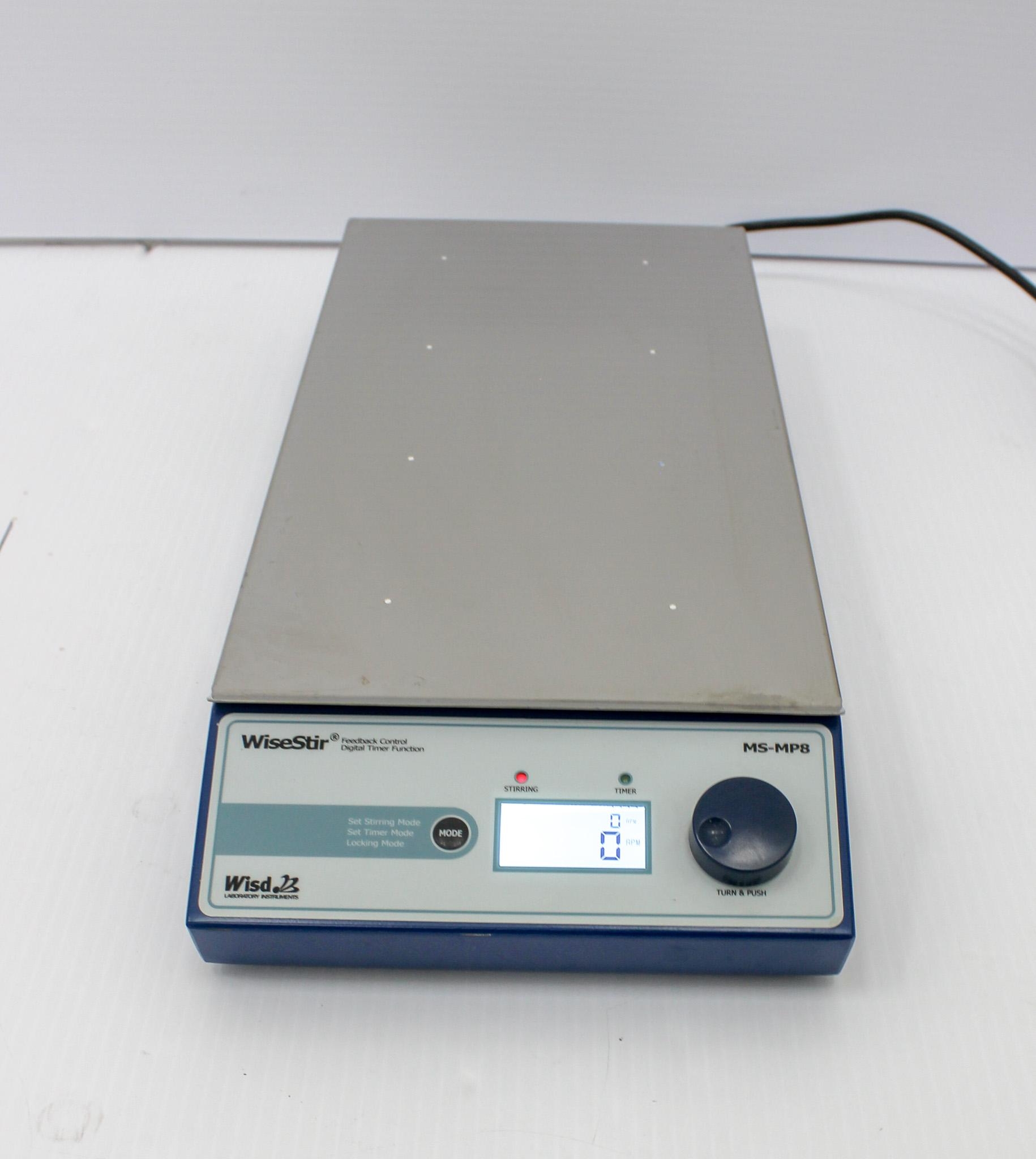Wisd. Multi-Point Magnetic Stirrer MS-MP8, 8 Points, 1200 RPM, Used