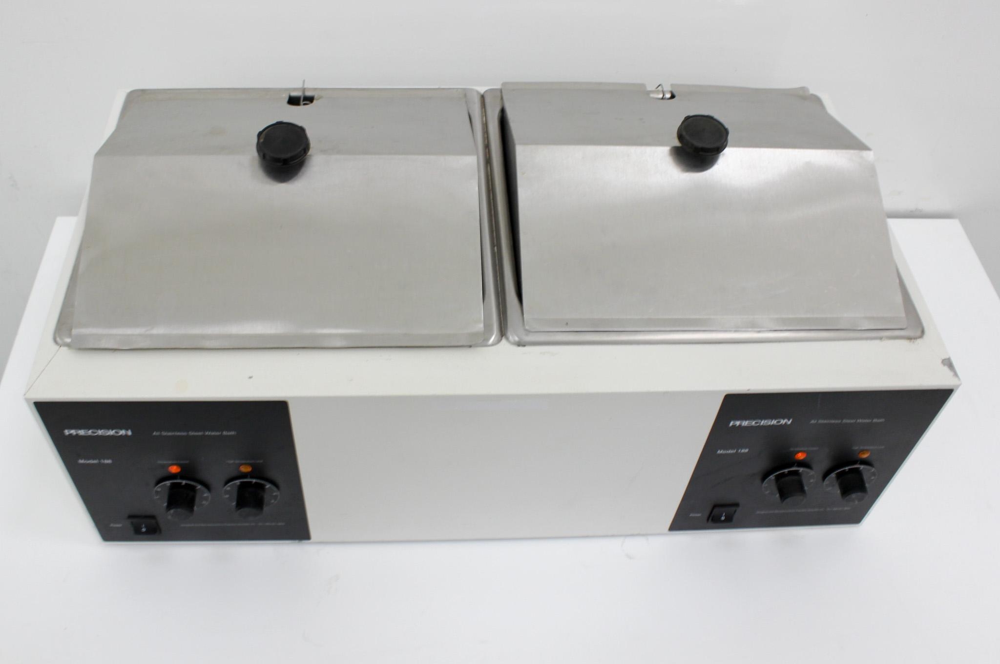 Precision Scientific Dual Heater Water Bath Cat: 66552 Dual Chamber, 12L