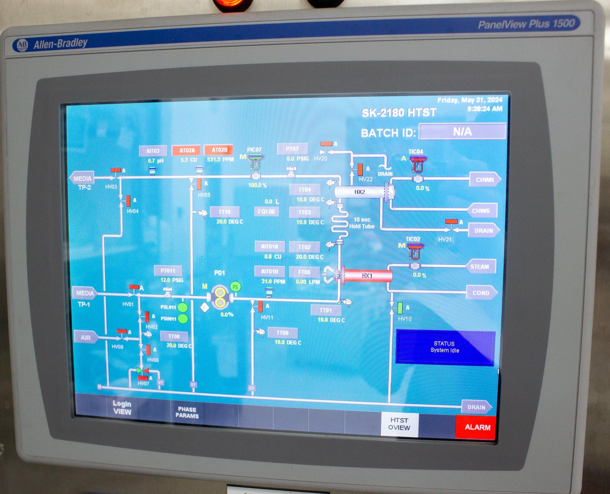 Therma HTST Skid HX-21802 Pasteurization System 480V Customizable Efficient