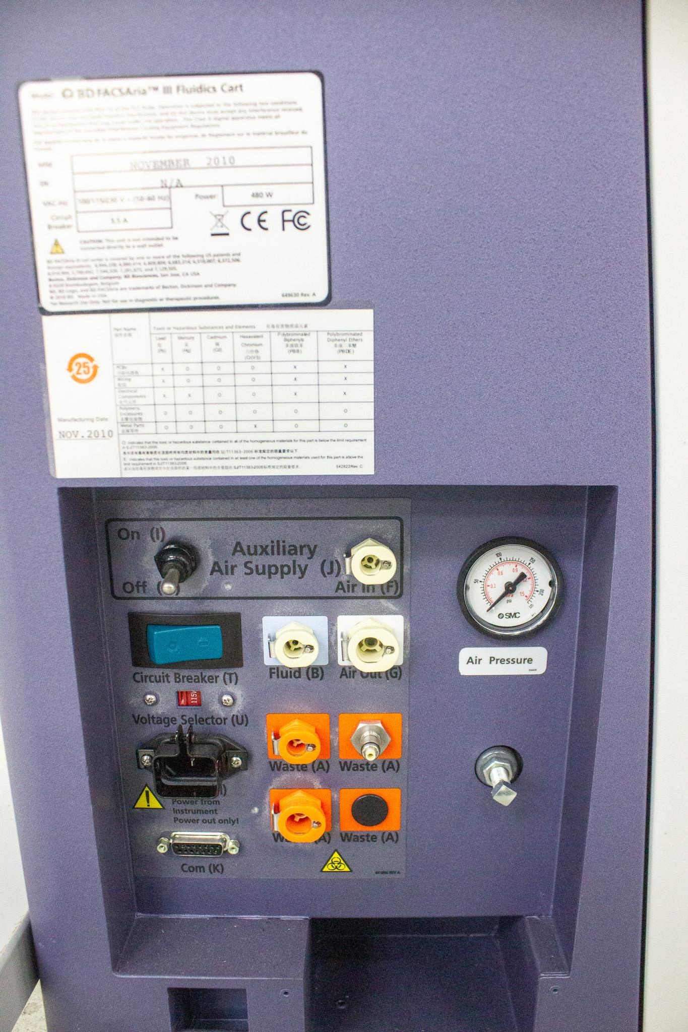 BD FACSAria III Cell Sorter Flow Cytometry Used Complete Unit Installed