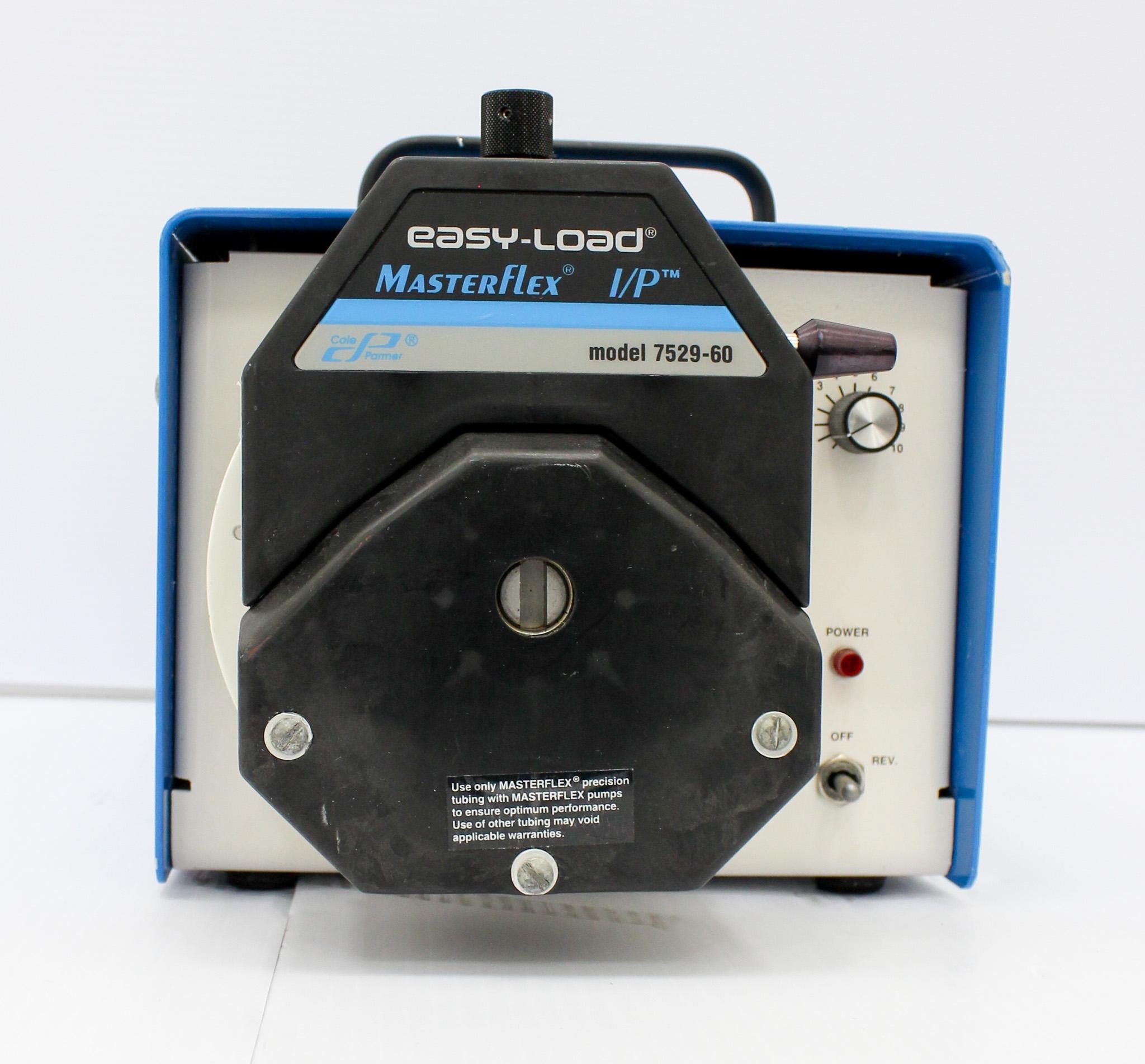 MasterFlex 7529-60 Peristaltic Pump with Easy Load 17,000 mL/min Flow