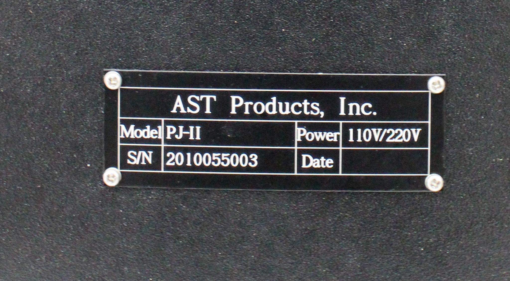 AST Products PJ-II Bench Top Plasma Surface Treatment System 300W