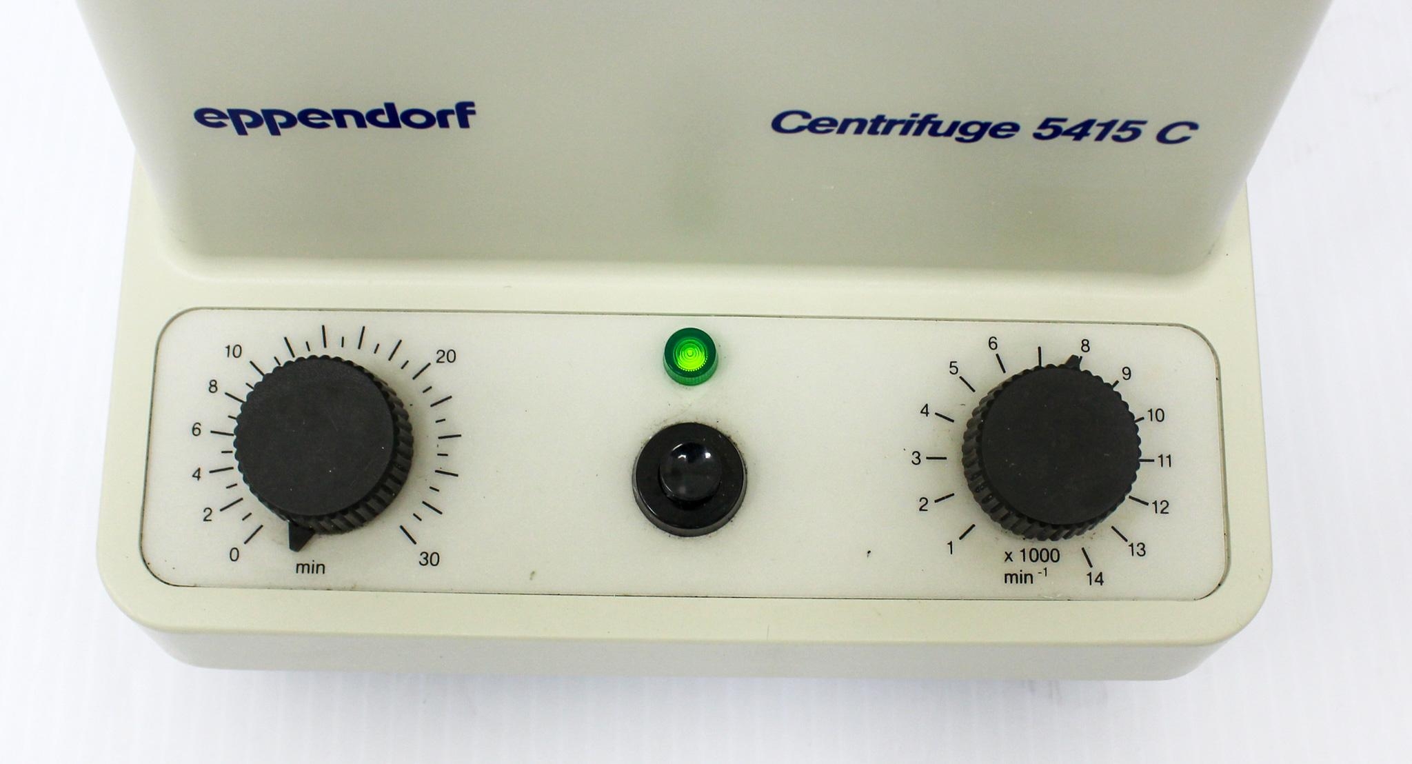 Eppendorf 5415C Microcentrifuge Benchtop 14,000 RPM Quiet Efficient Compact