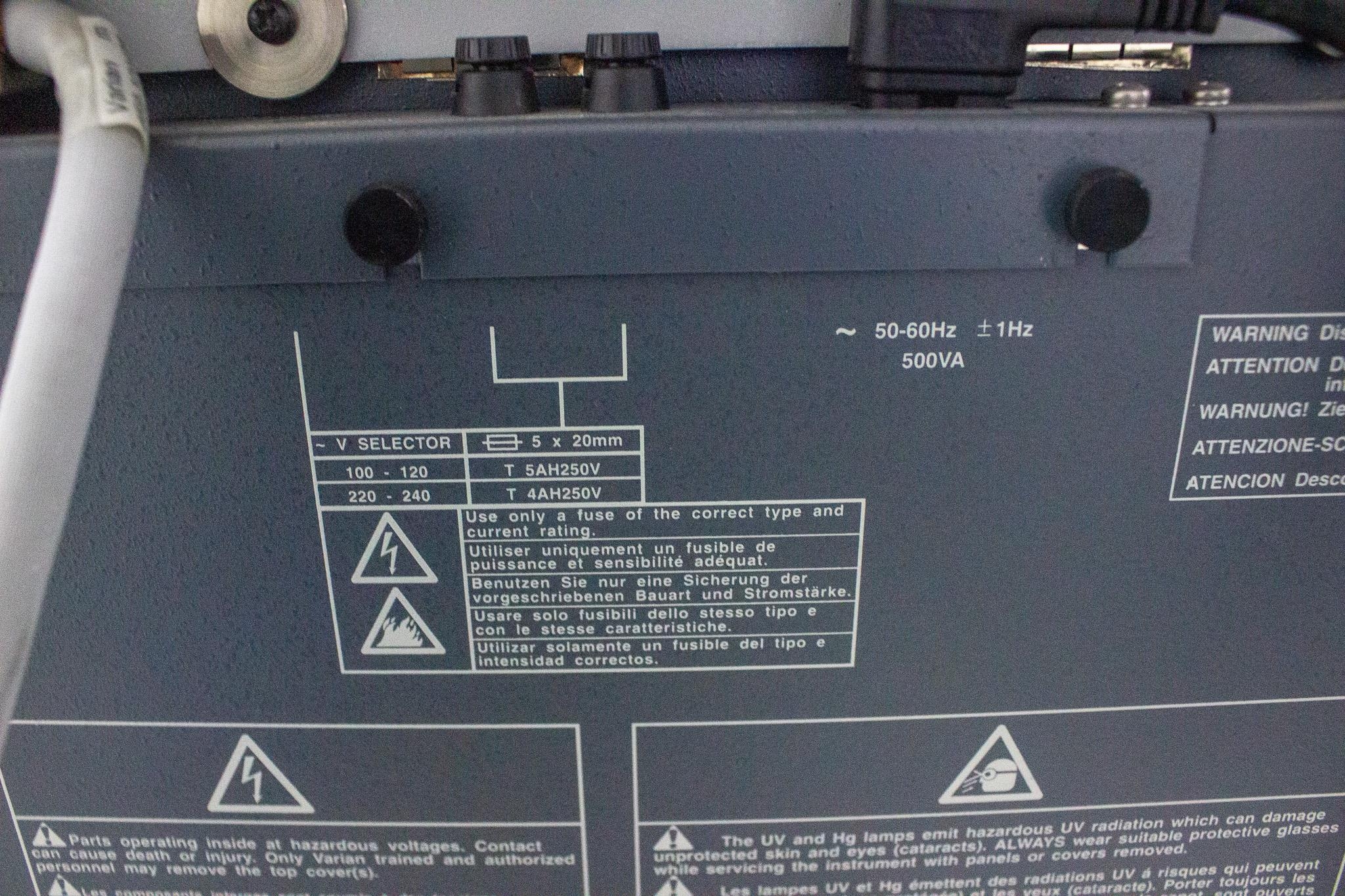 Varian Cary 400 Bio UV-Vis Spectrophotometer Analytical Double Beam