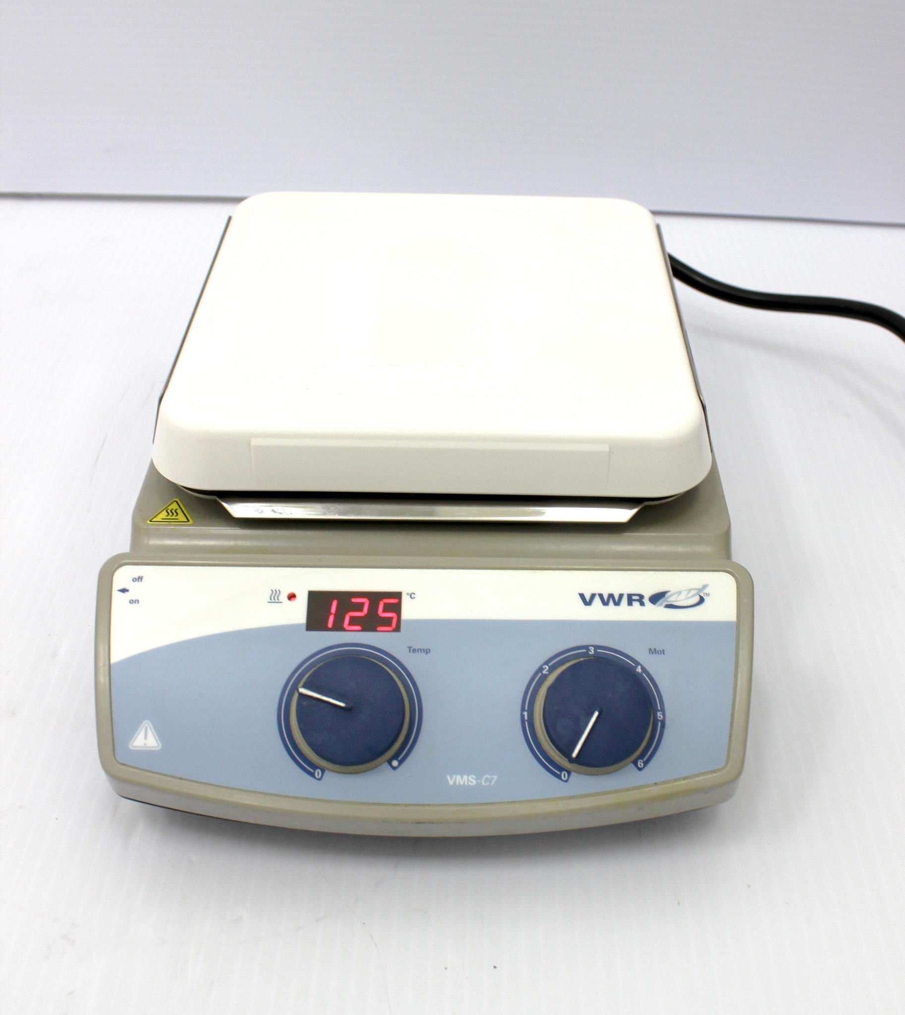 VWR VMS-C7-S1 Advanced Magnetic Hotplate Stirrer - 60-1600 RPM, 500C