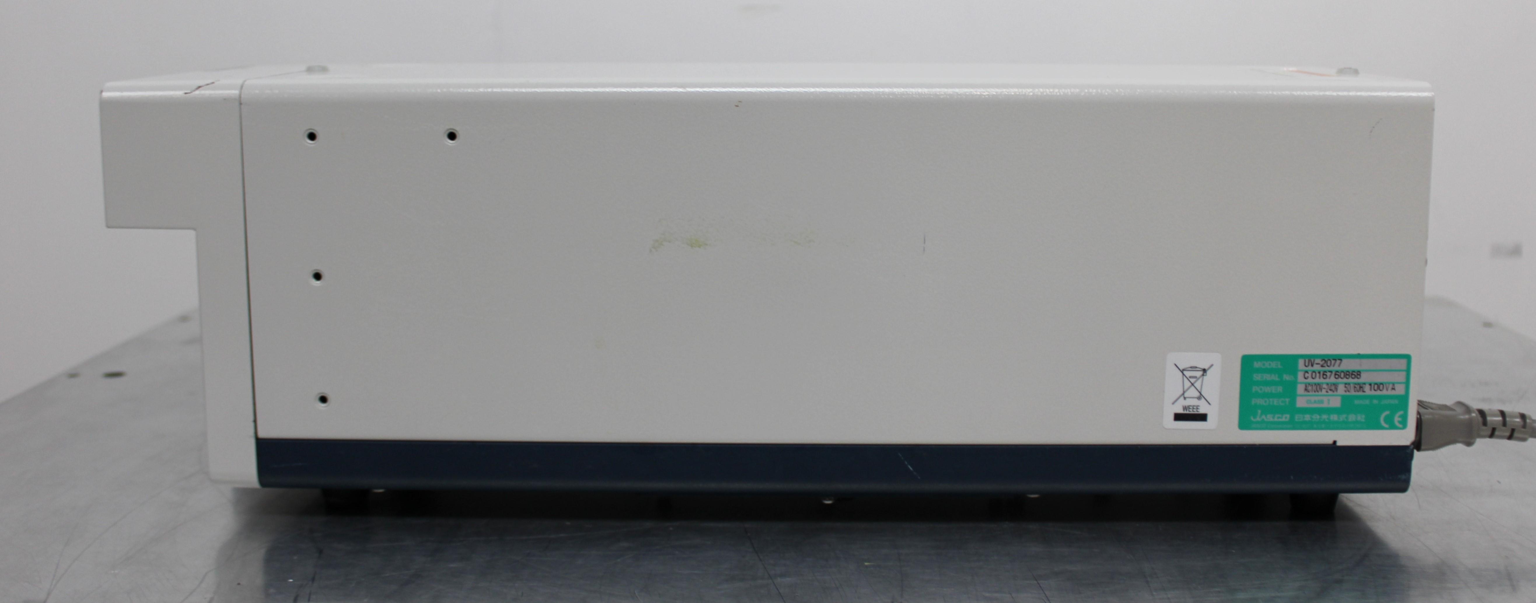 Jasco UV-2077 Plus Detector for UV/Vis Spectroscopy with 240V Power