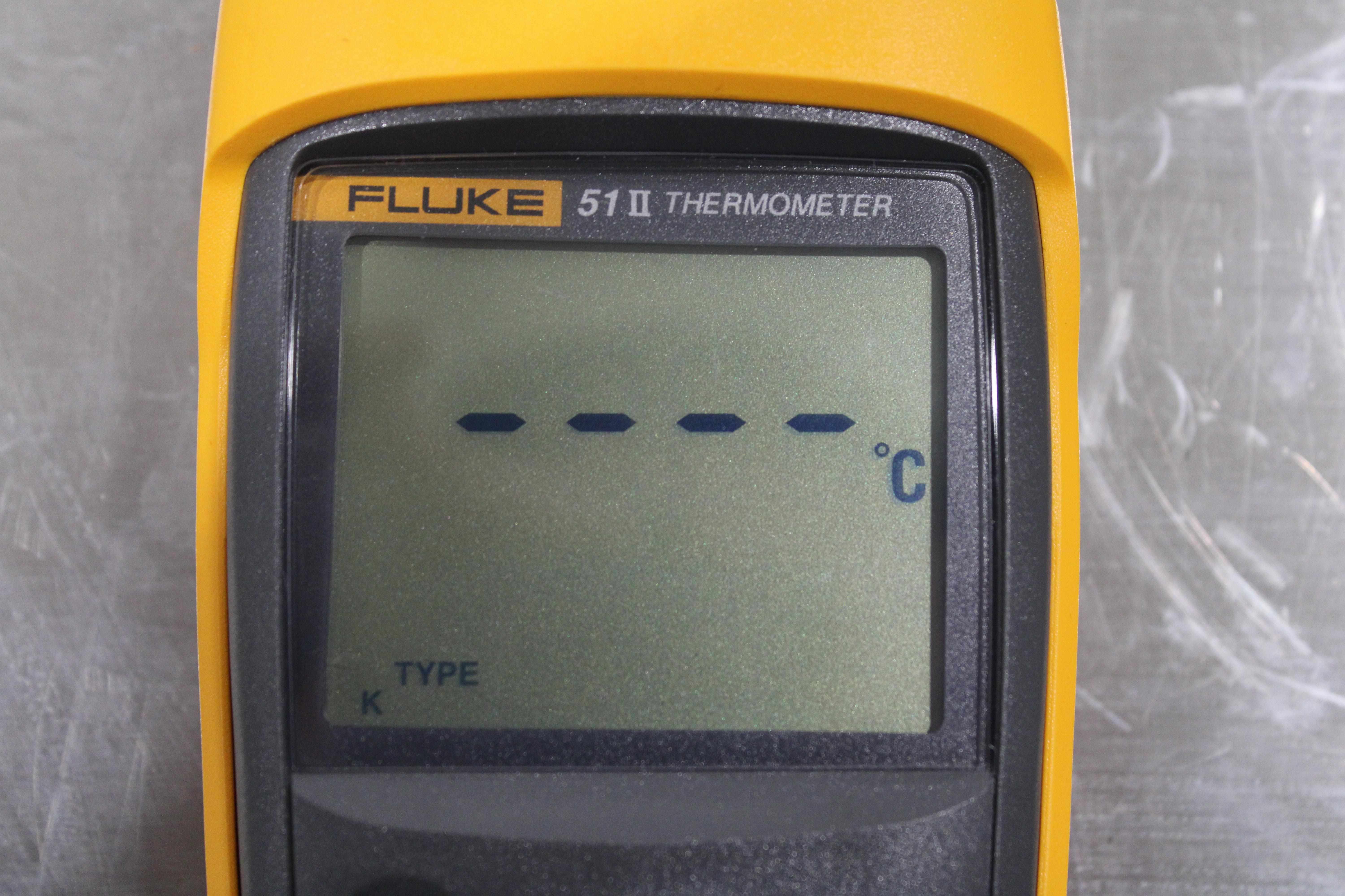 Fluke 51 II Digital Thermometer Lab Calibration HVAC Used China
