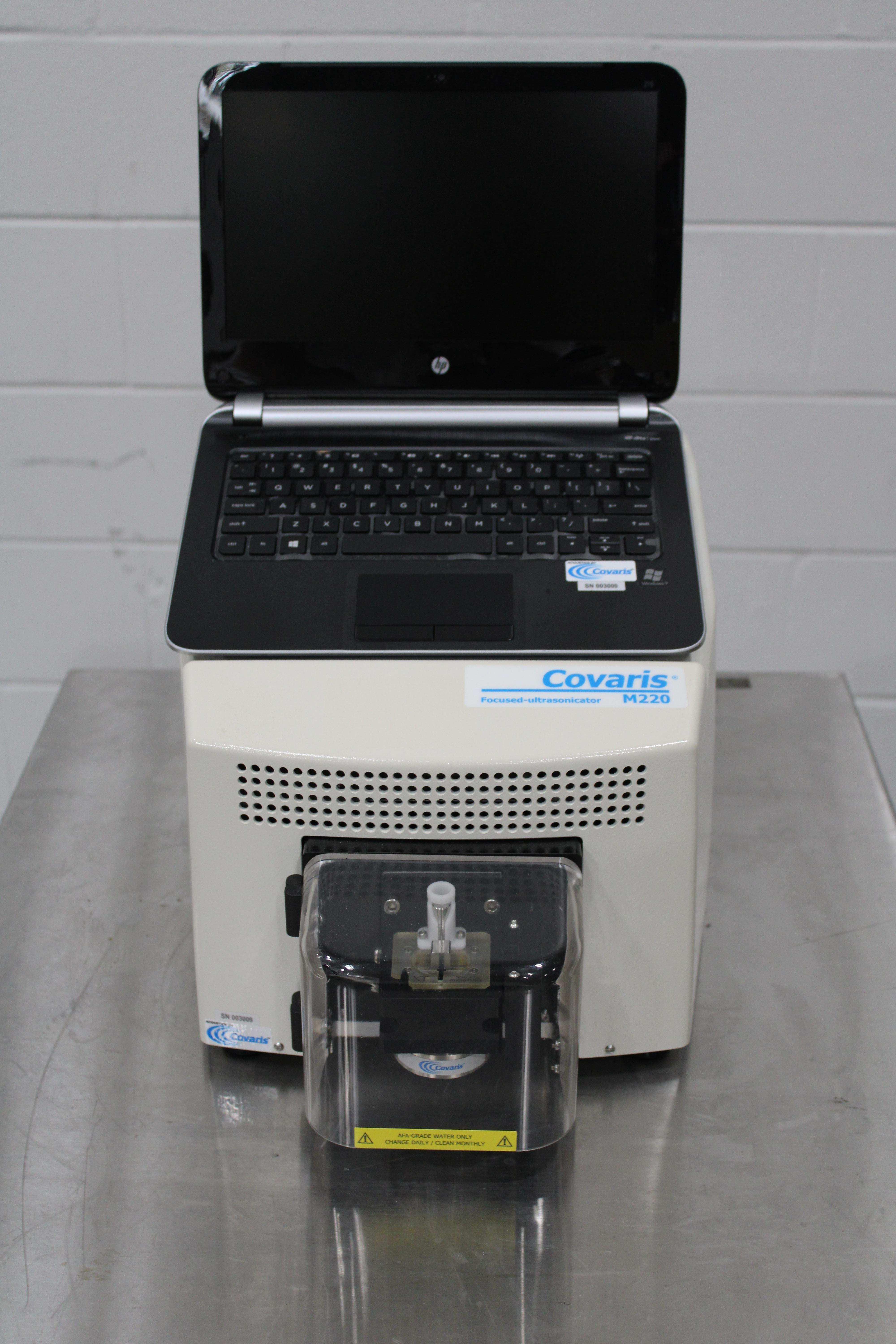 Covaris M220 Ultrasonicator, DNA Shearing System, 75W, 240V, Compact, Used