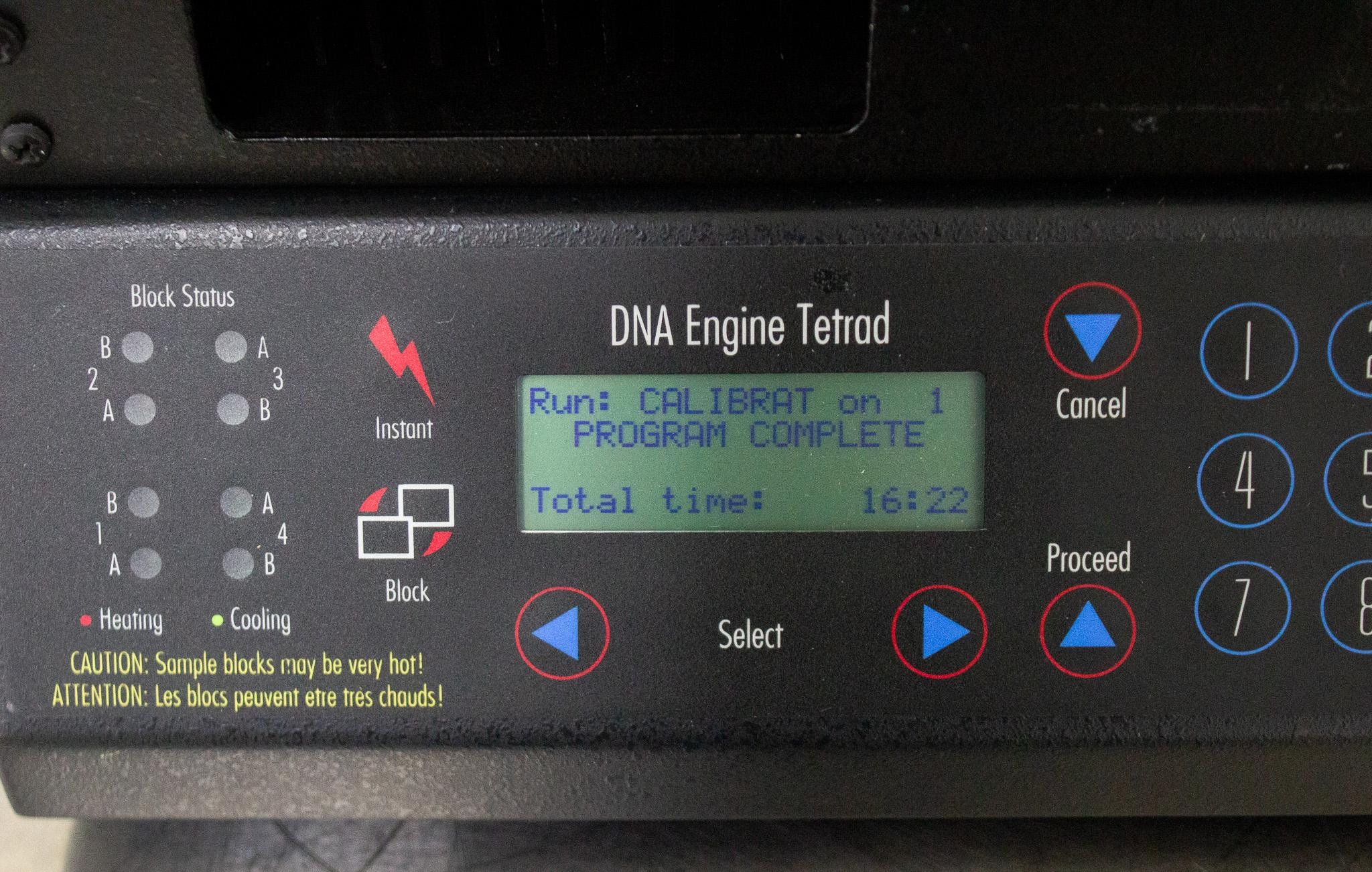 MJ Research PTC-225 Thermal Cycler with 4 Alpha Blocks, -5 to 105C Range
