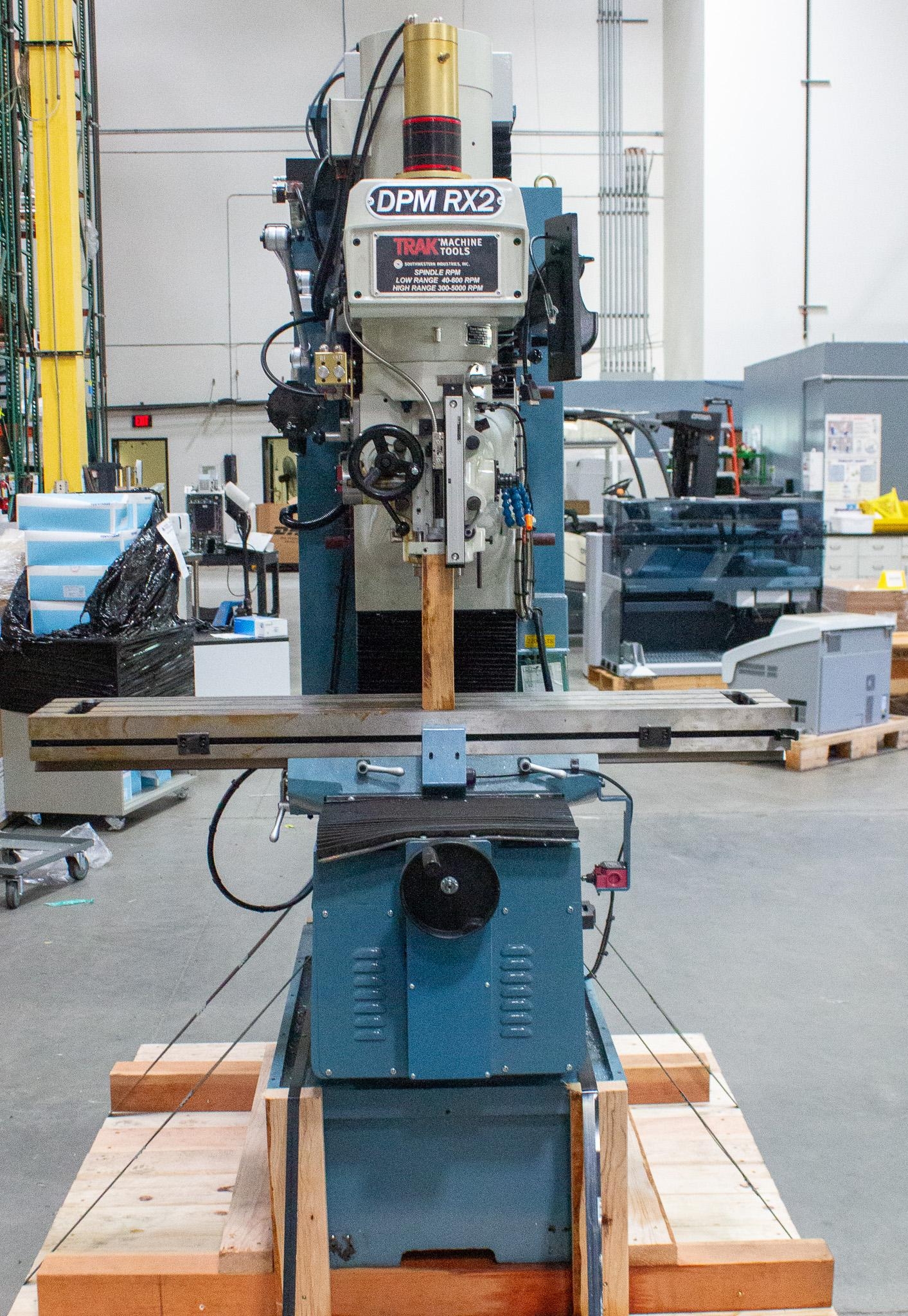 TRAK DPM RX2 Milling Machine with CNC R8 Spindle 3 HP Motor Used