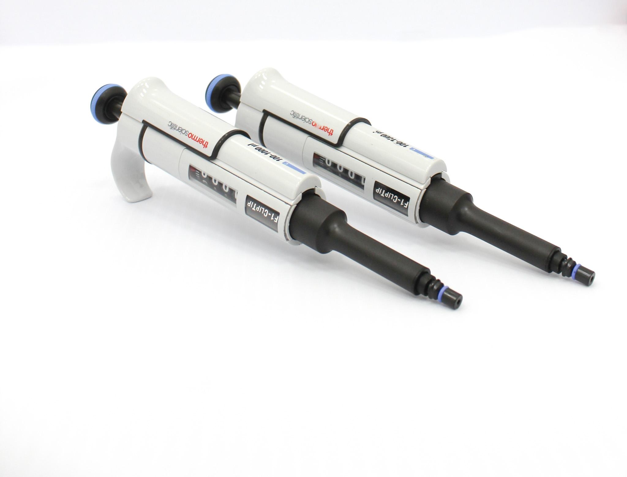 Thermo Scientific F1-ClipTip Pipette Handler w/ 4 Pipettes 30-300ul/100-1000ul
